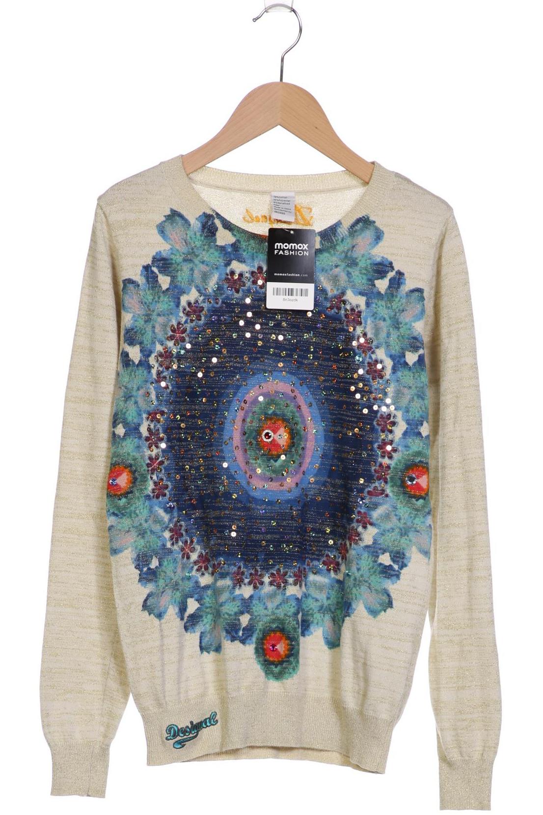 

Desigual Damen Pullover, beige, Gr. 38