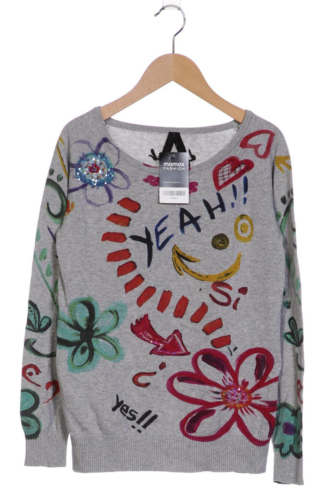 

Desigual Damen Pullover, grau, Gr. 36