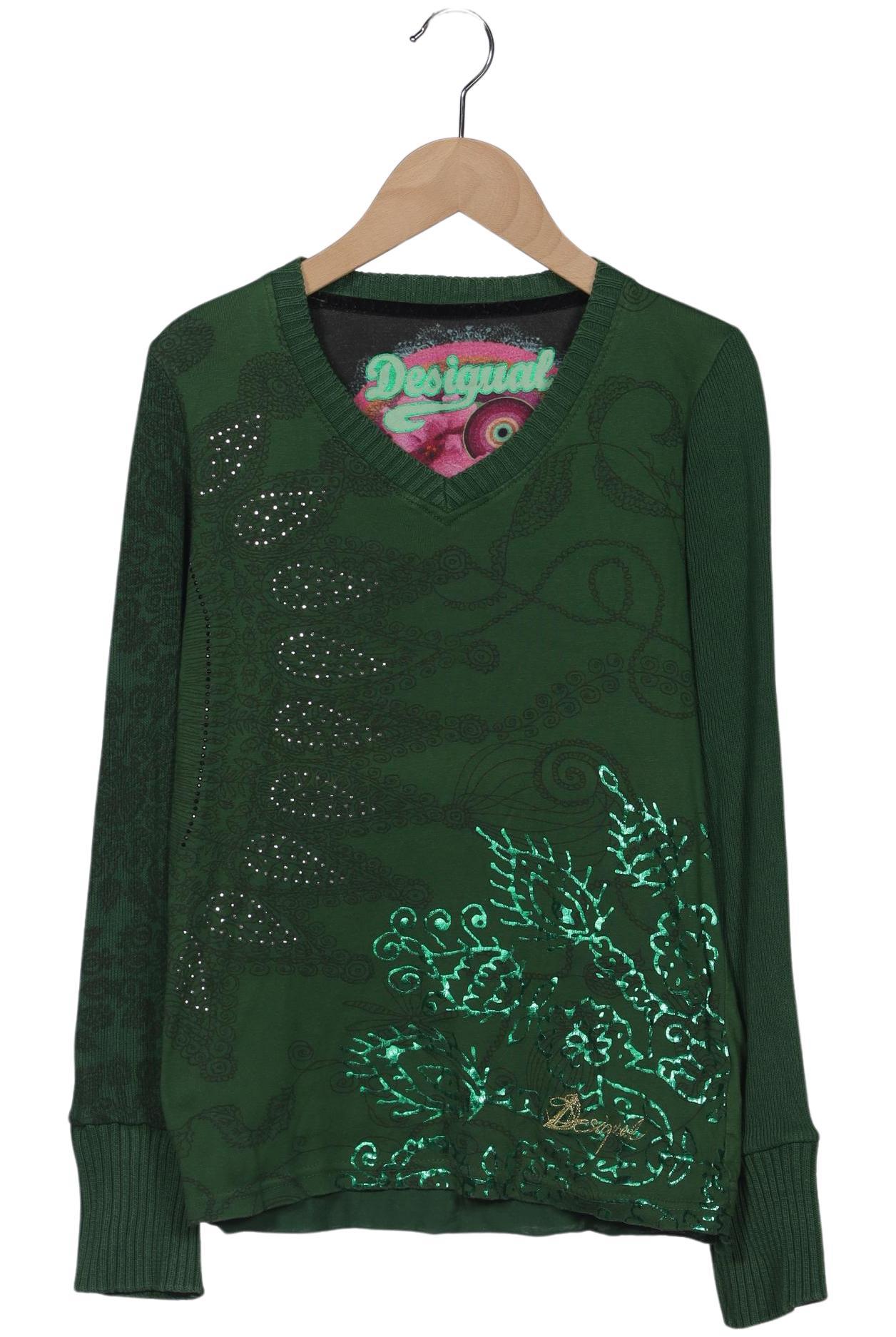 

Desigual Damen Pullover, grün, Gr. 36