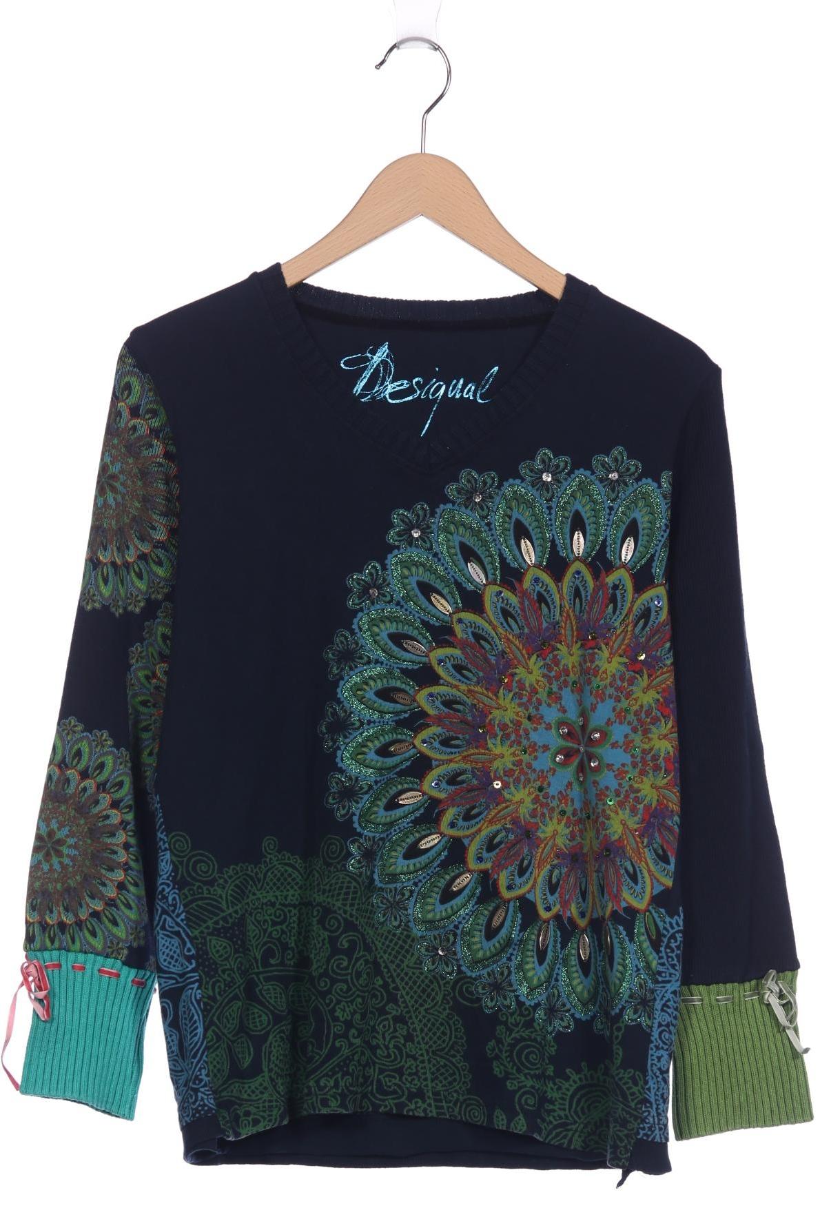 

Desigual Damen Pullover, marineblau, Gr. 44