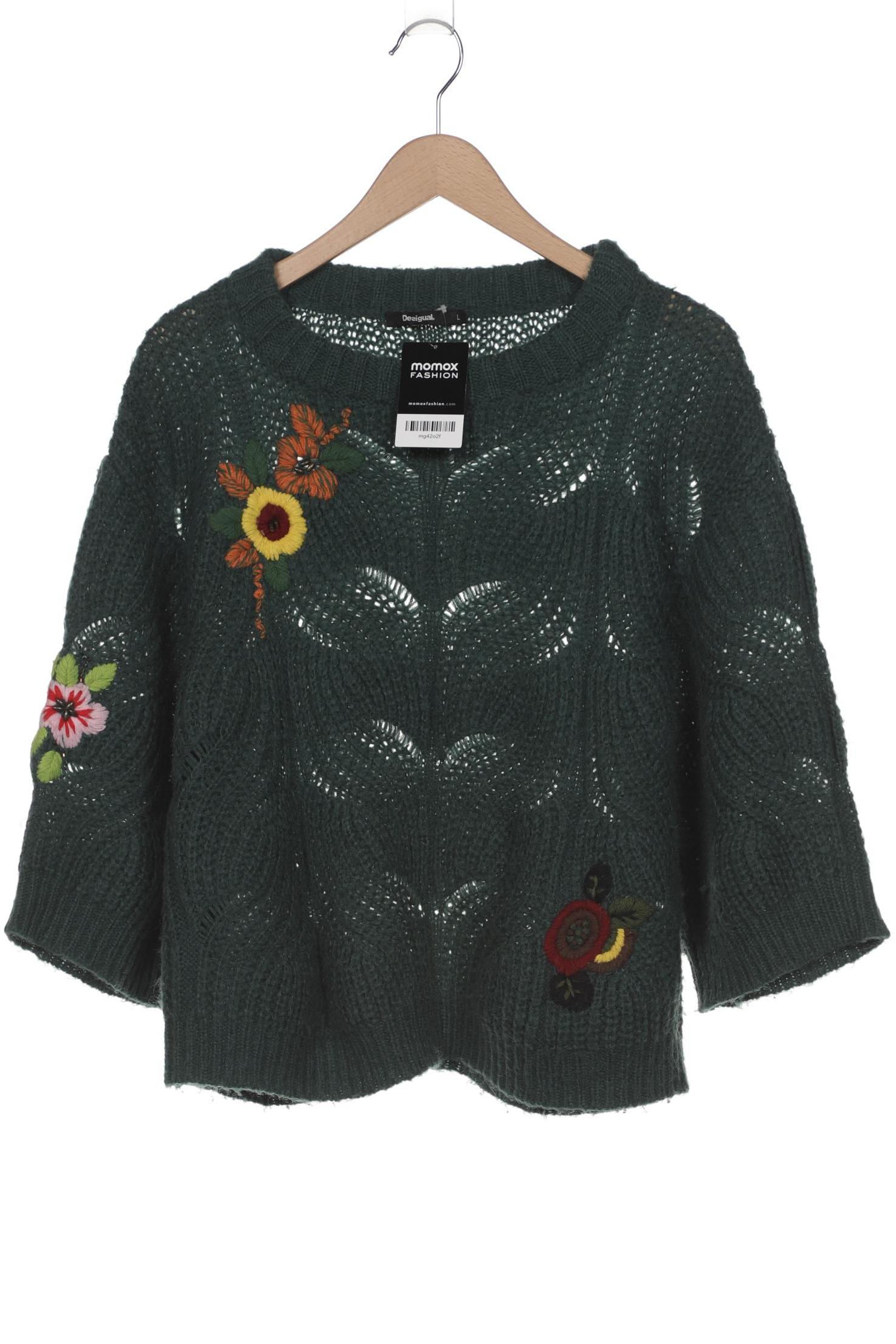 

Desigual Damen Pullover, grün, Gr. 42