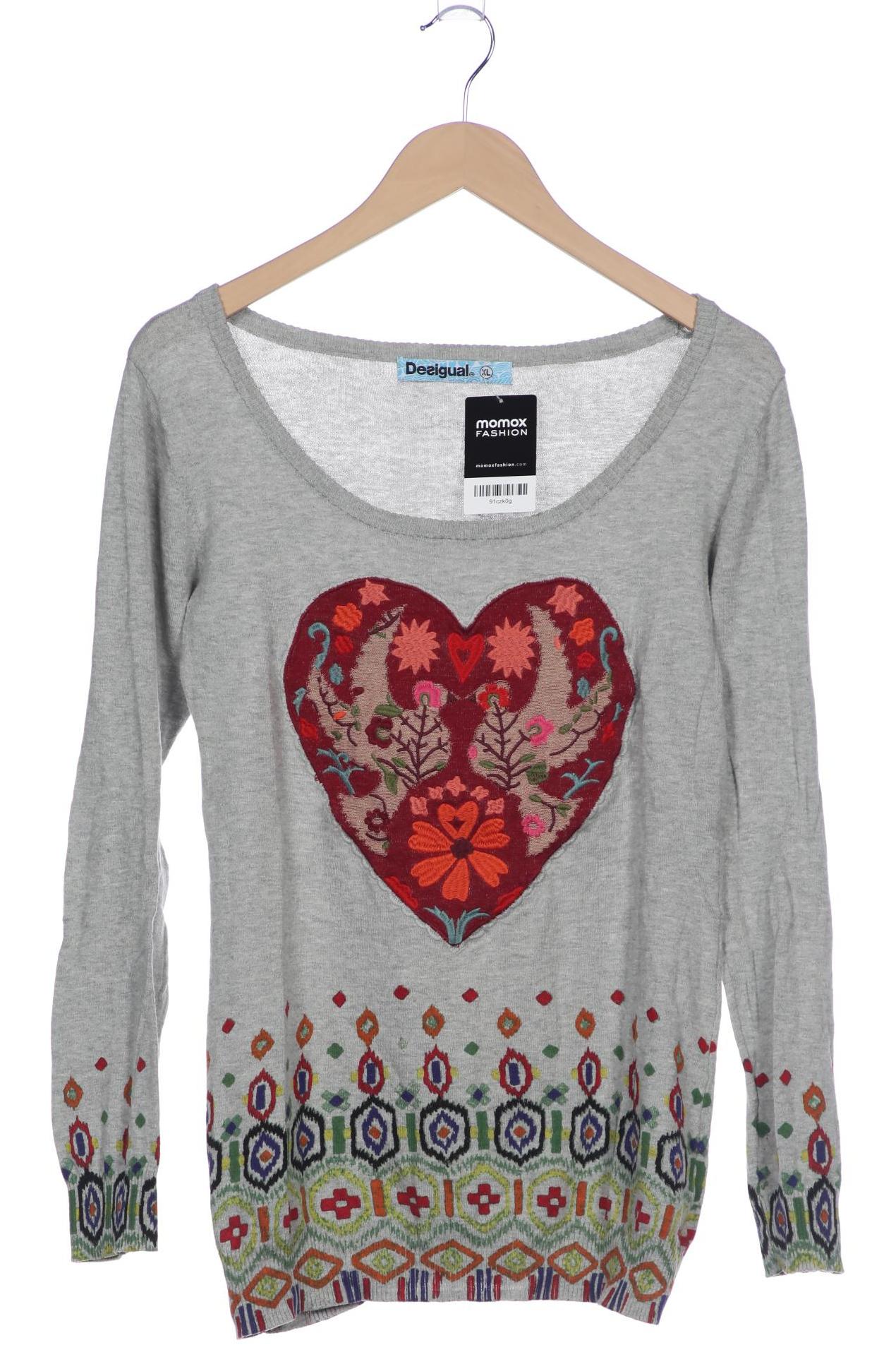 

Desigual Damen Pullover, grau, Gr. 44