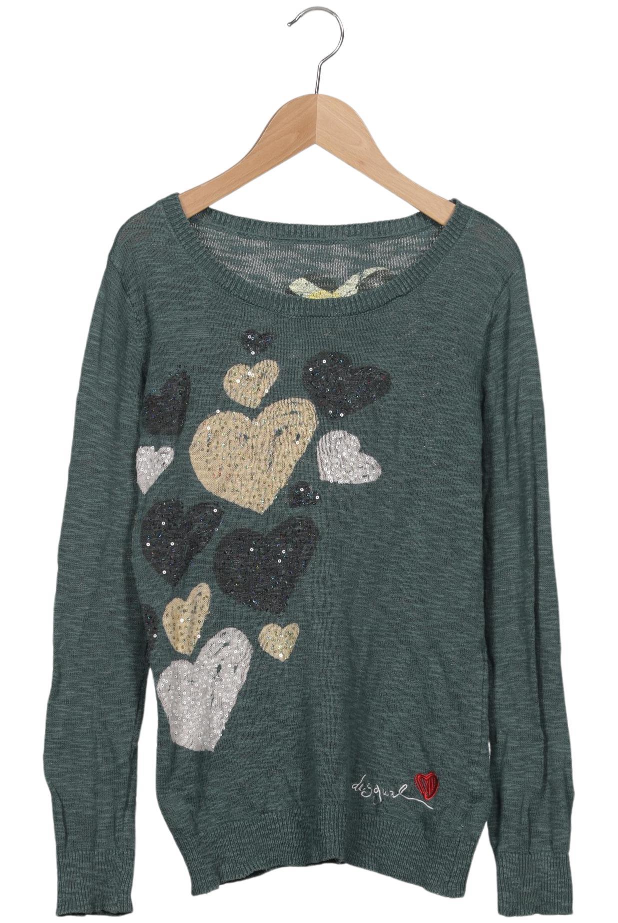 

Desigual Damen Pullover, grün, Gr. 42