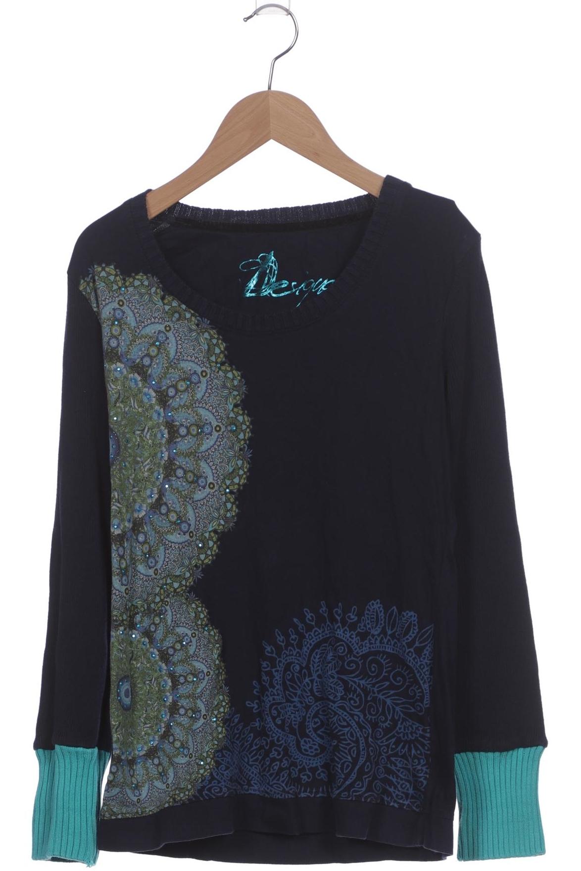 

Desigual Damen Pullover, marineblau, Gr. 42