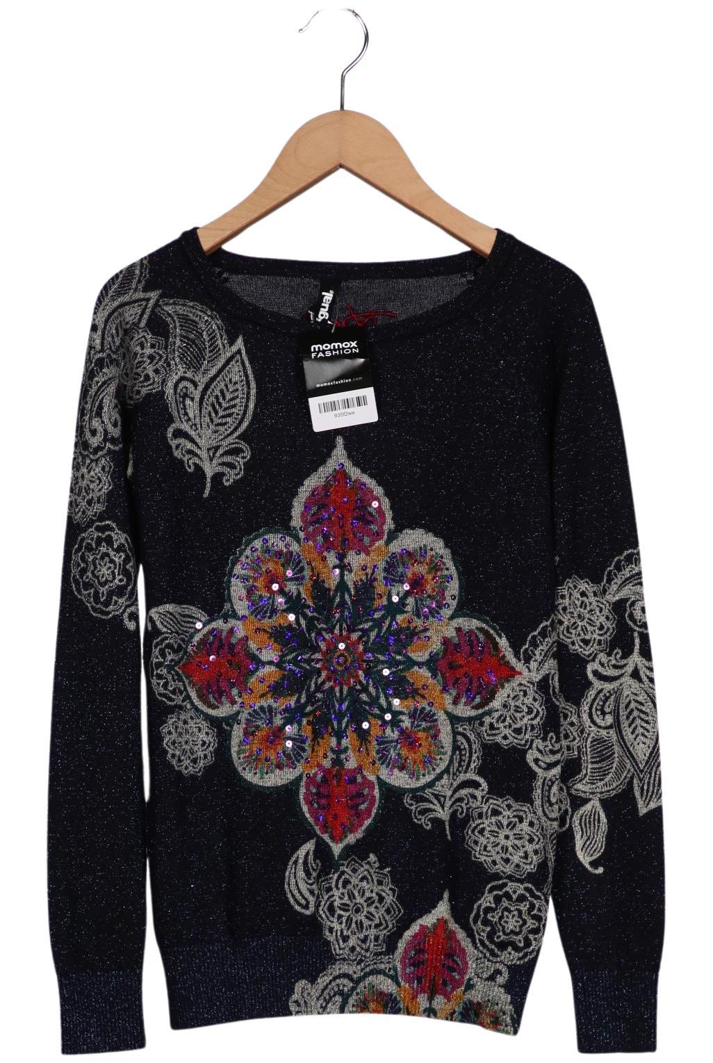 

Desigual Damen Pullover, marineblau, Gr. 34