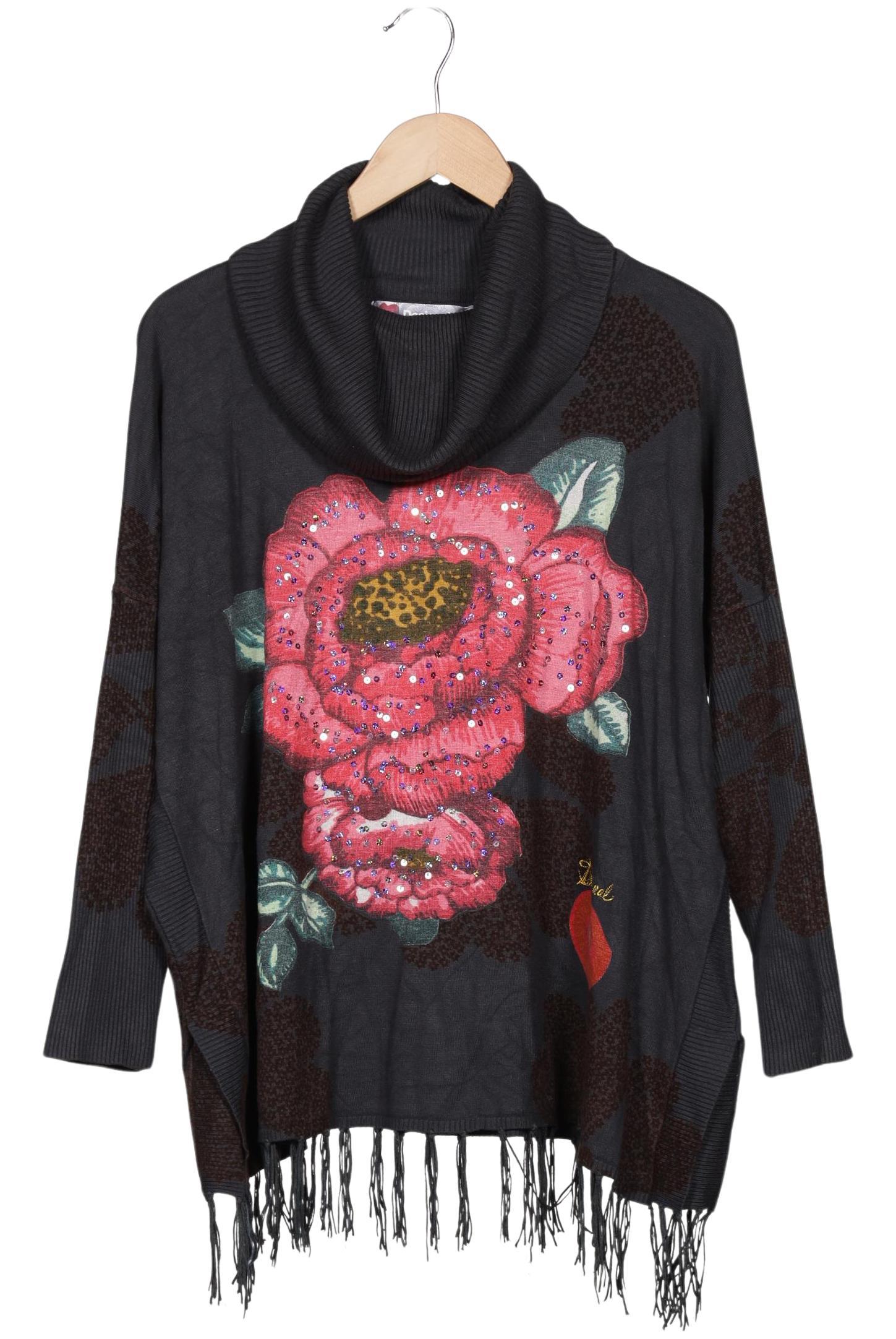 

Desigual Damen Pullover, grau, Gr. 42