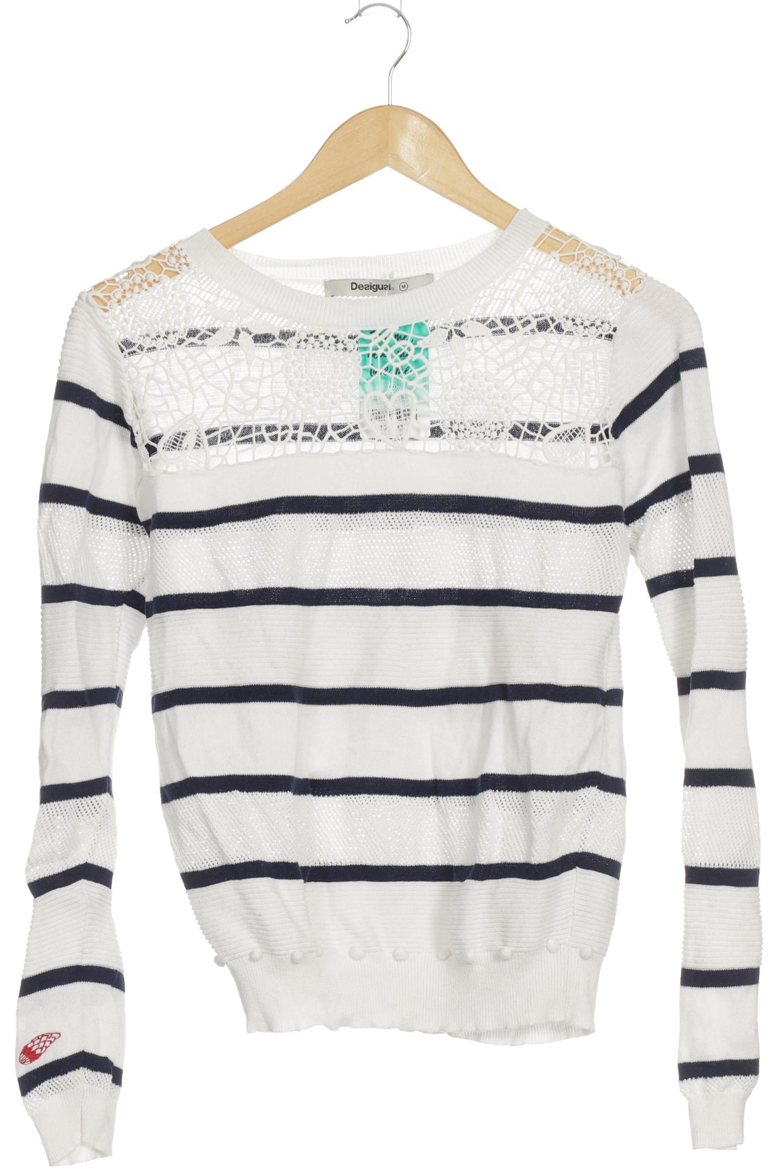 

Desigual Damen Pullover, weiß, Gr.