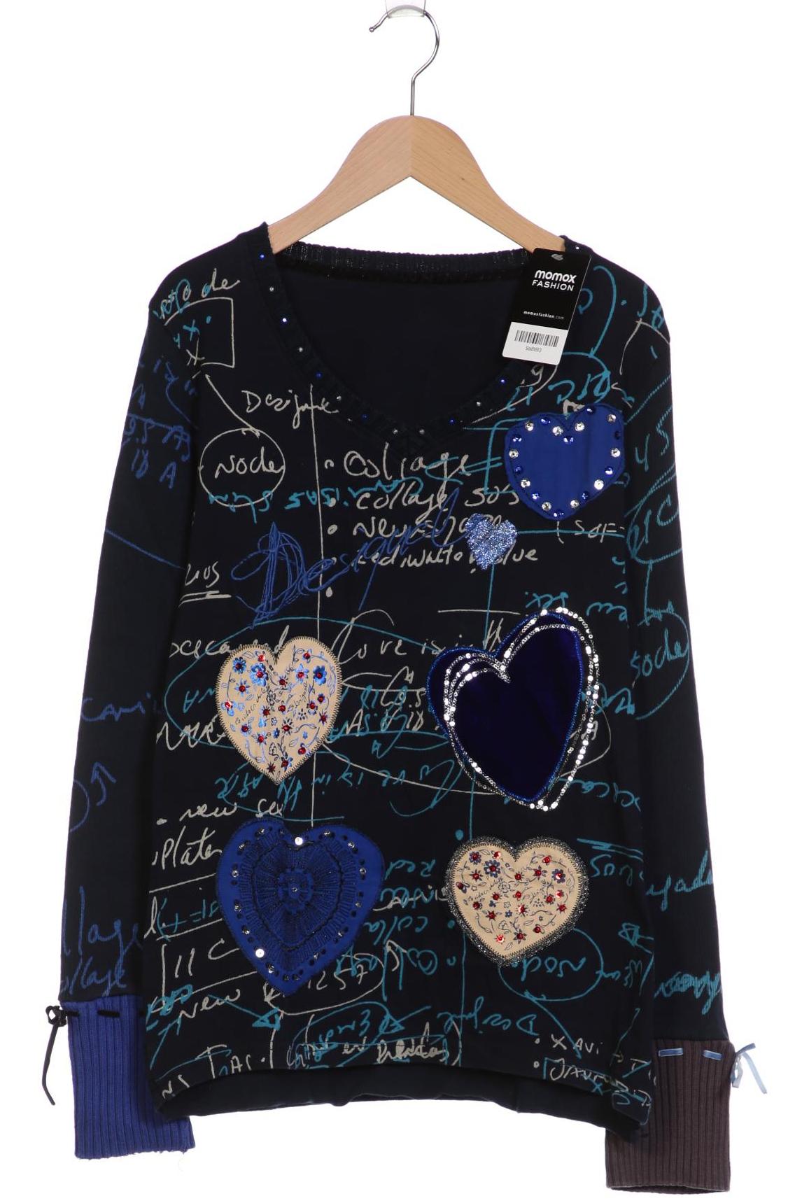 

Desigual Damen Pullover, marineblau, Gr. 42