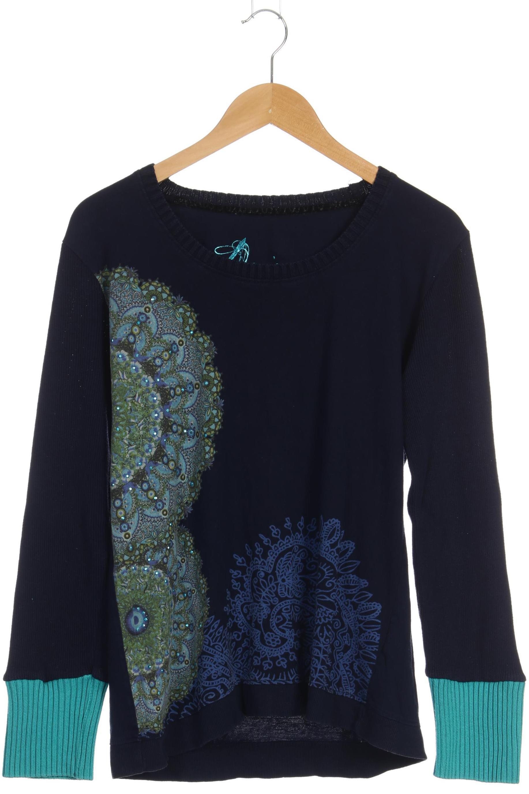 

Desigual Damen Pullover, blau, Gr.