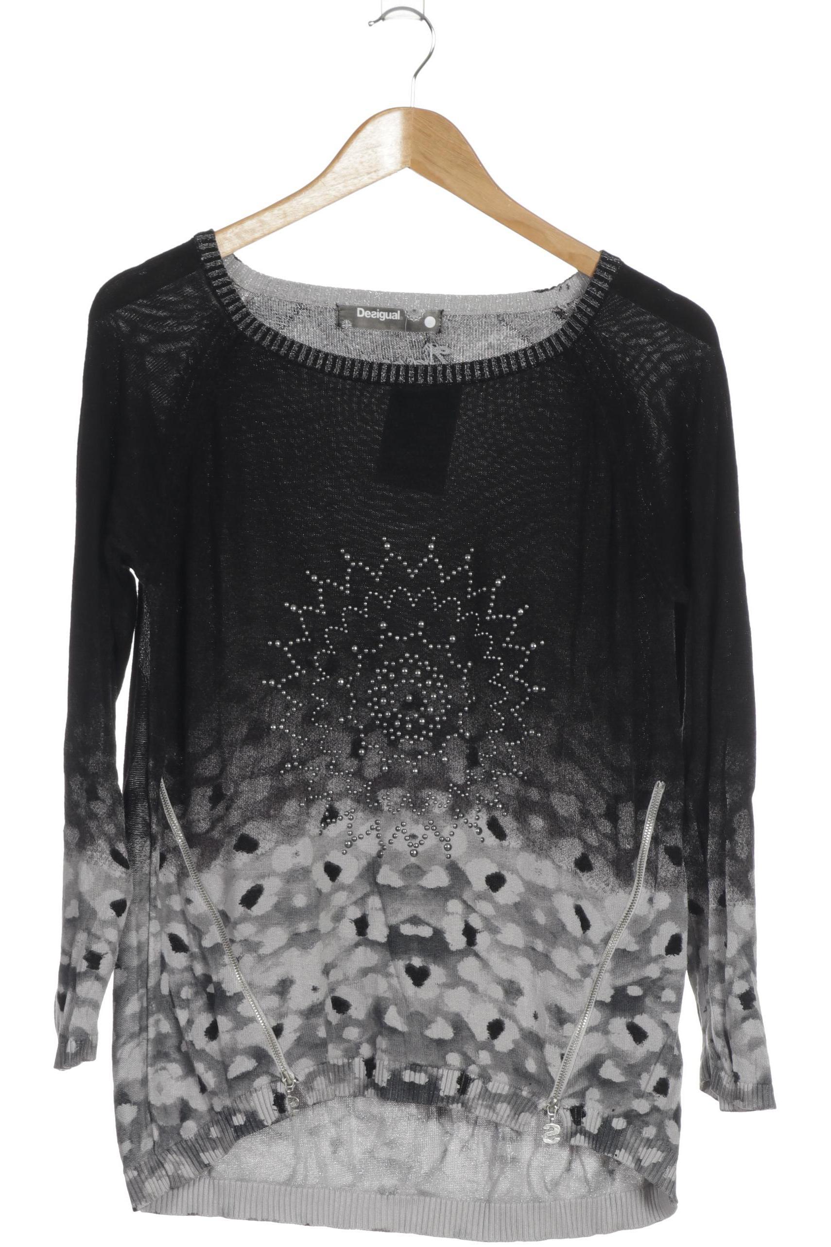 

Desigual Damen Pullover, grau, Gr.
