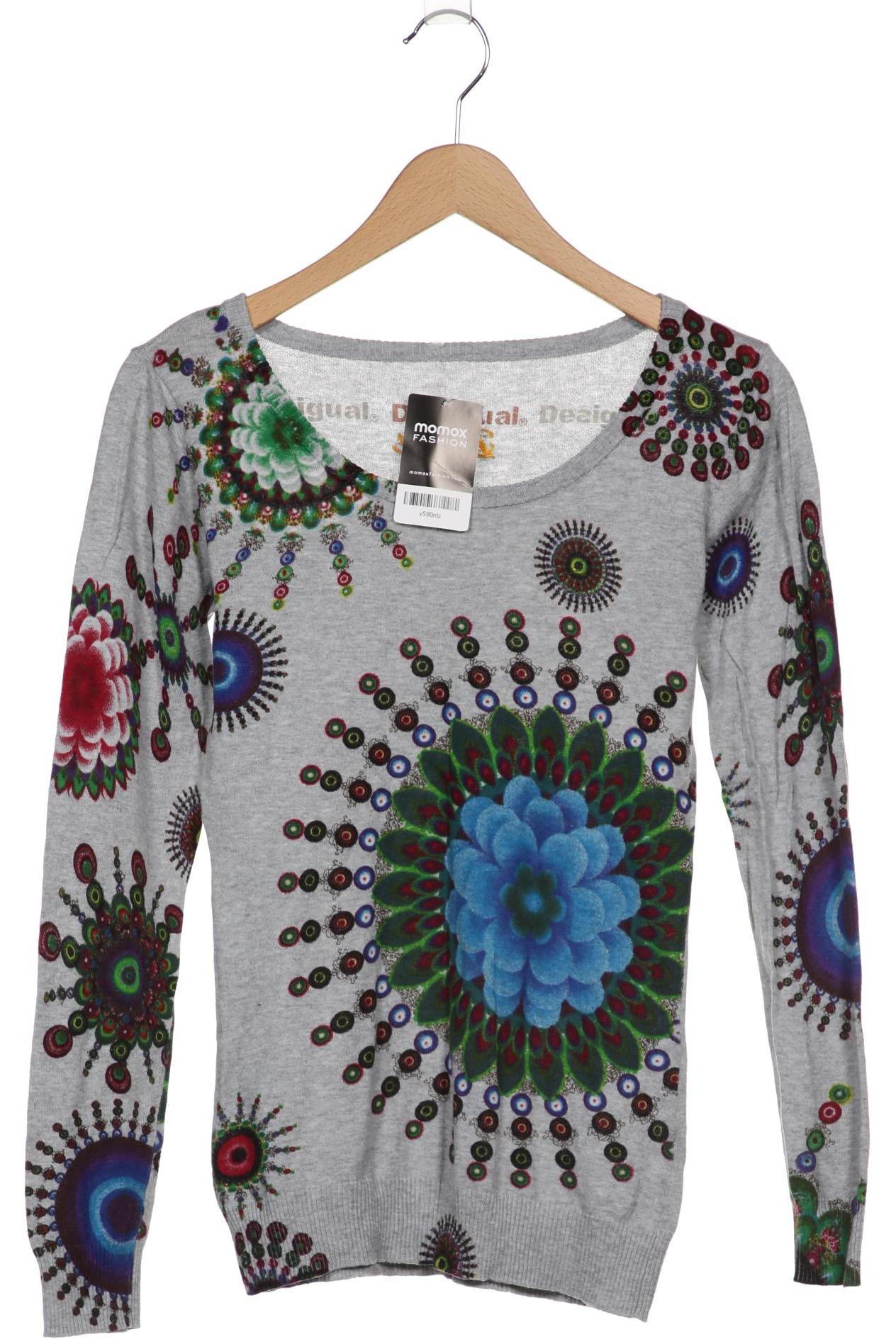 

Desigual Damen Pullover, grau, Gr. 38