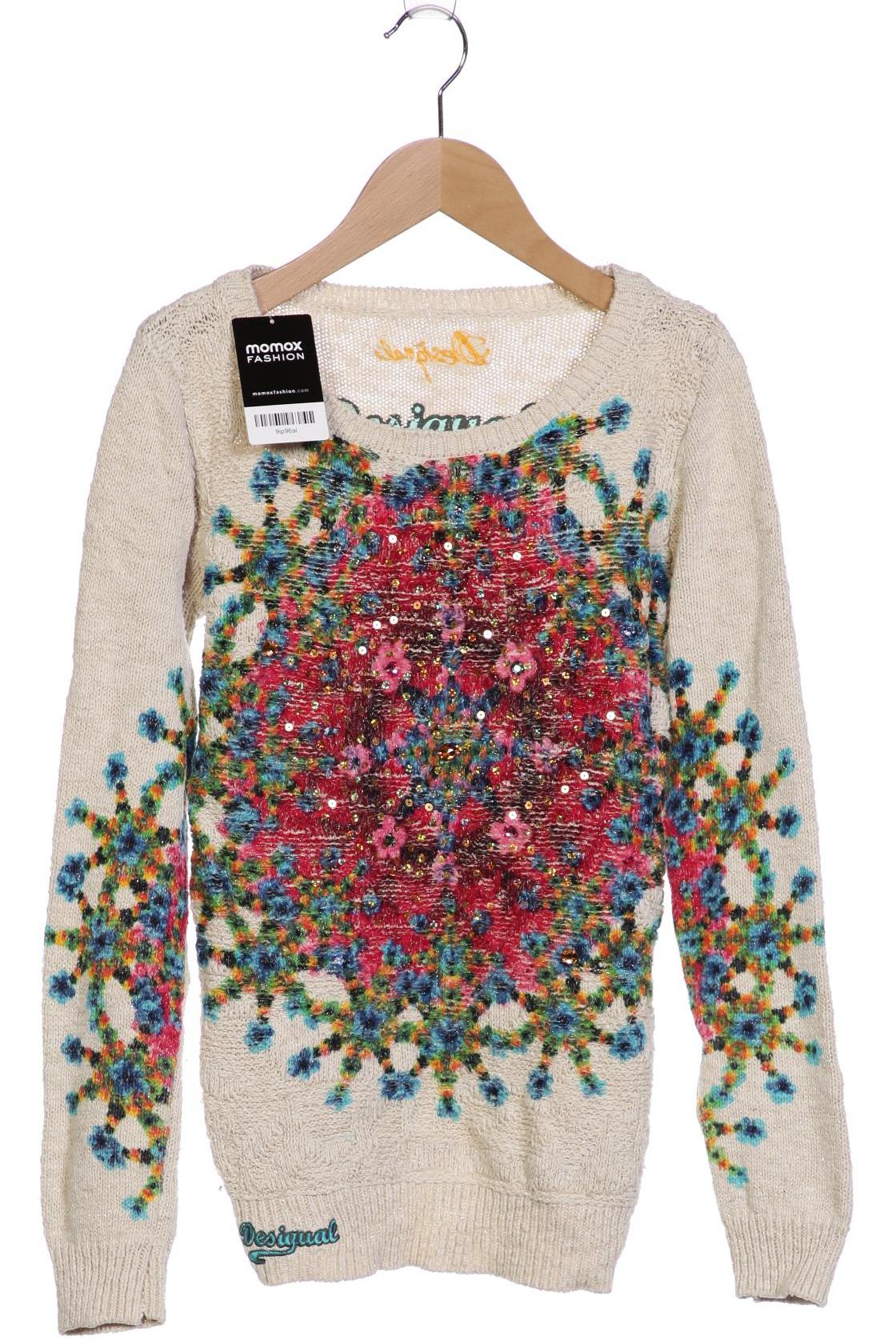 

Desigual Damen Pullover, cremeweiß