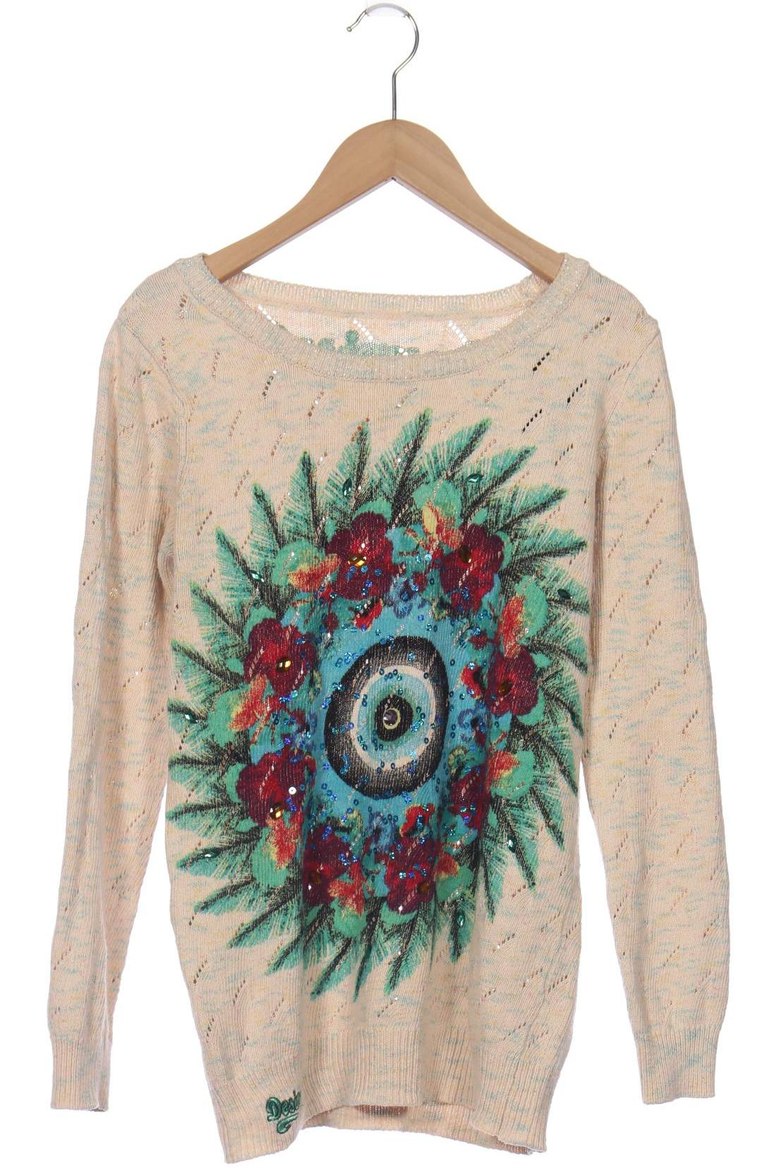 

Desigual Damen Pullover, cremeweiß