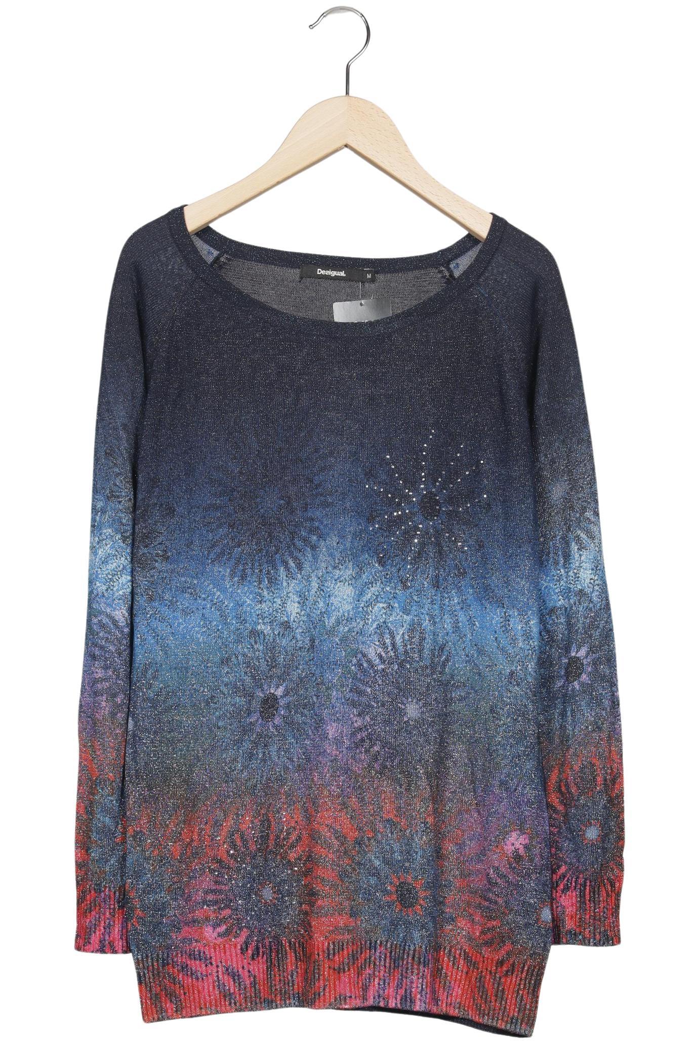 

Desigual Damen Pullover, marineblau, Gr. 38