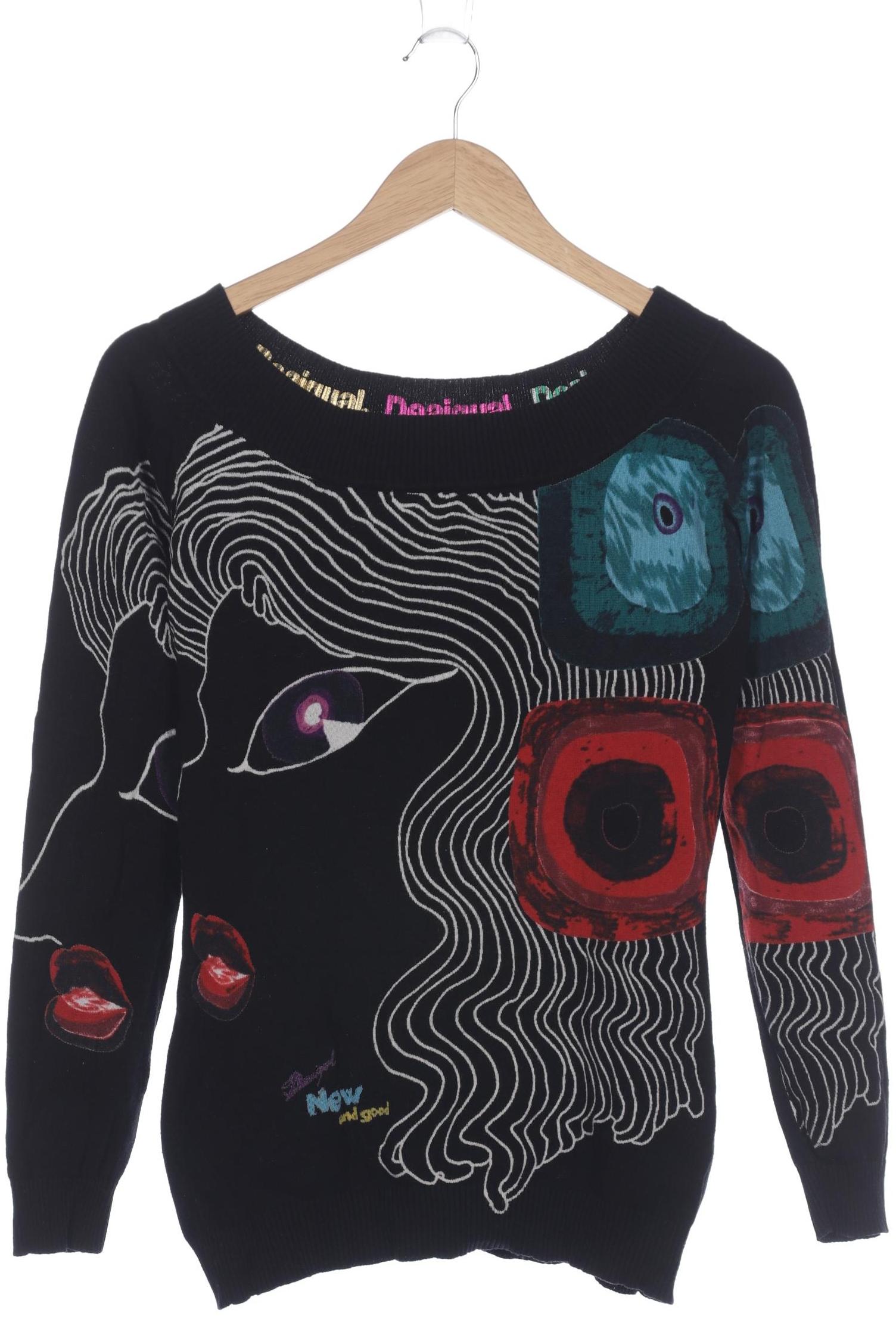 

Desigual Damen Pullover, schwarz, Gr. 42
