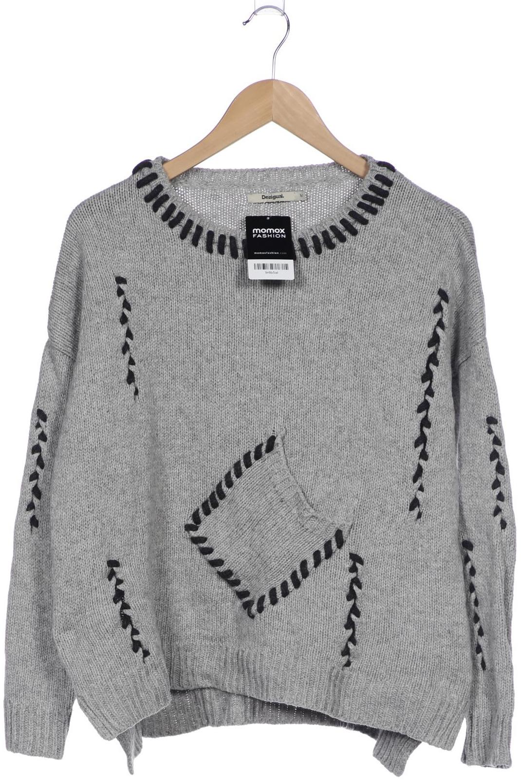 

Desigual Damen Pullover, grau, Gr. 38