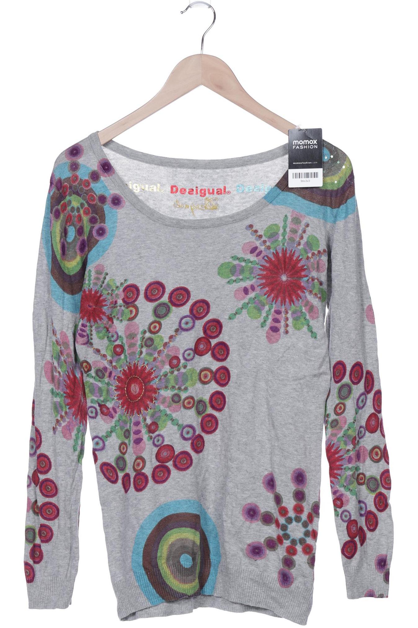 

Desigual Damen Pullover, grau, Gr. 46