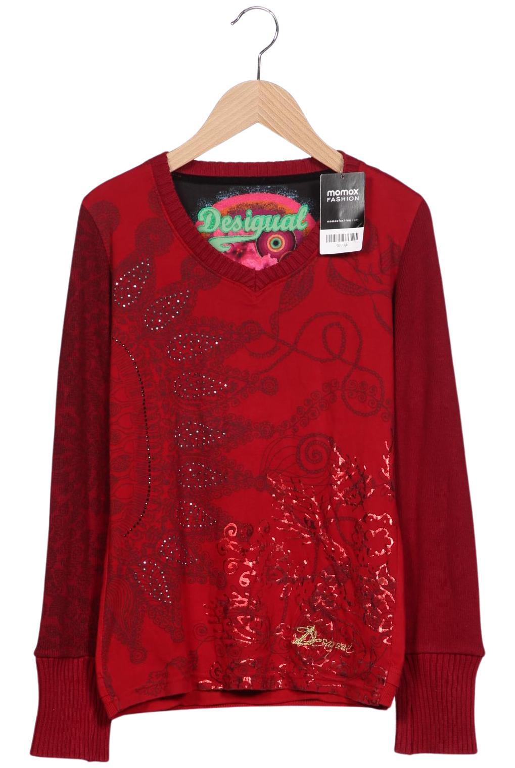 

Desigual Damen Pullover, rot, Gr. 38