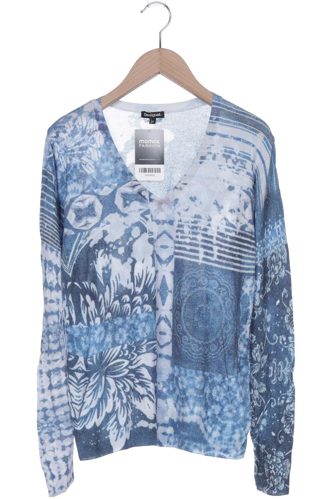 

Desigual Damen Pullover, blau, Gr. 38