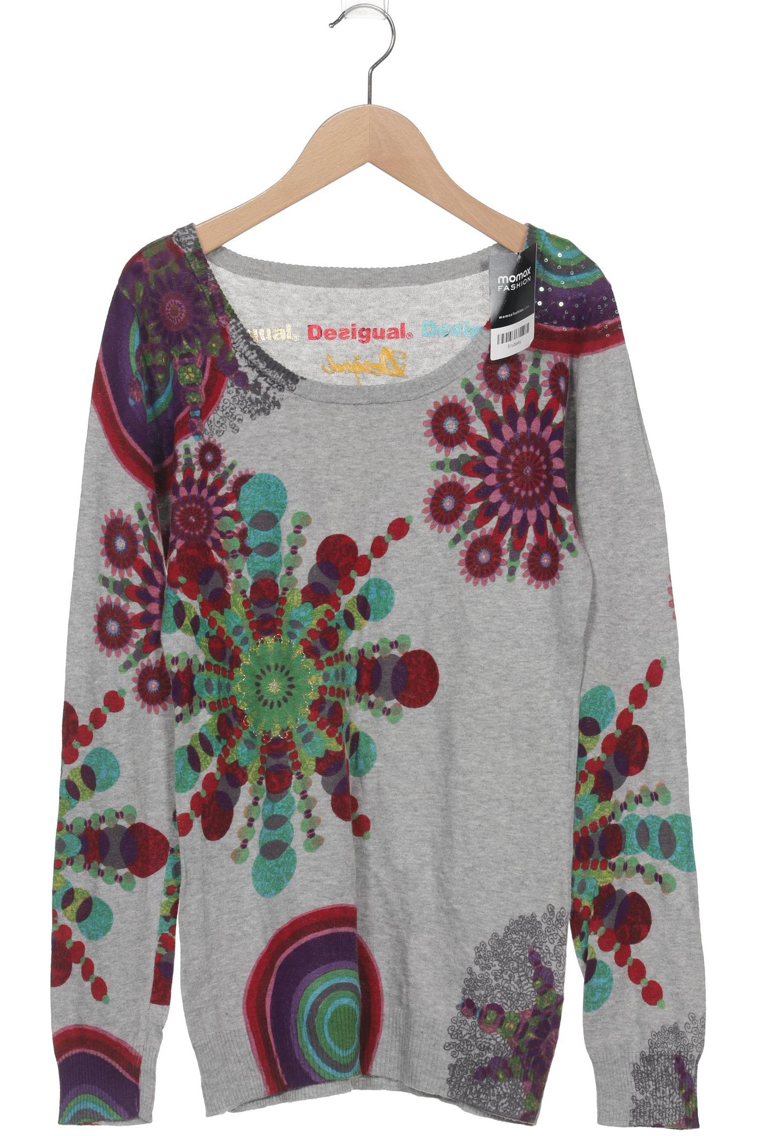 

Desigual Damen Pullover, grau, Gr. 42