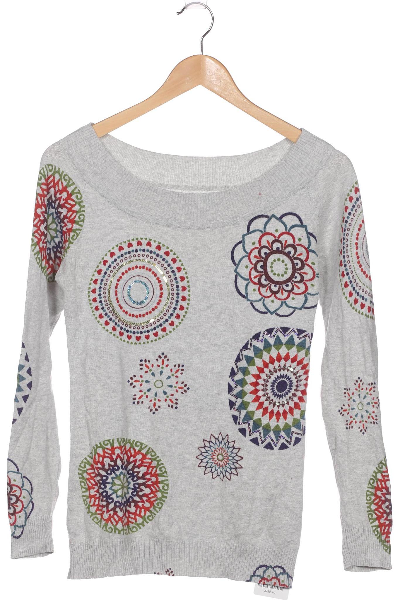 

Desigual Damen Pullover, grau, Gr. 42