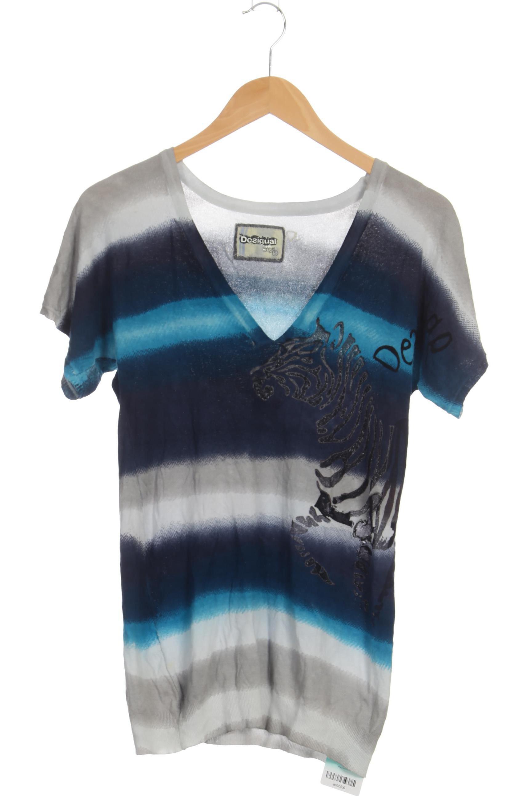 

Desigual Damen Pullover, blau, Gr. 36