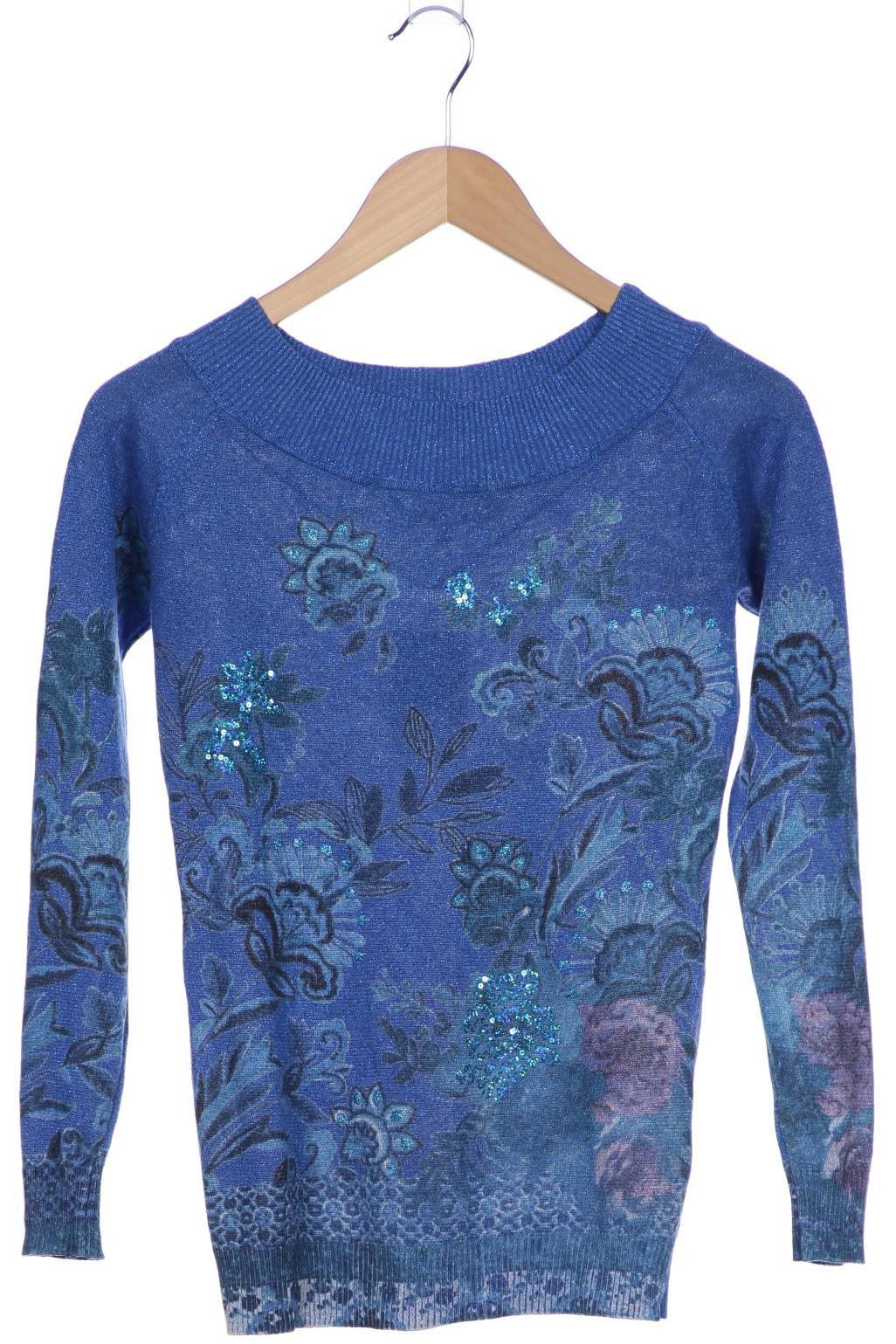 

Desigual Damen Pullover, blau, Gr. 36