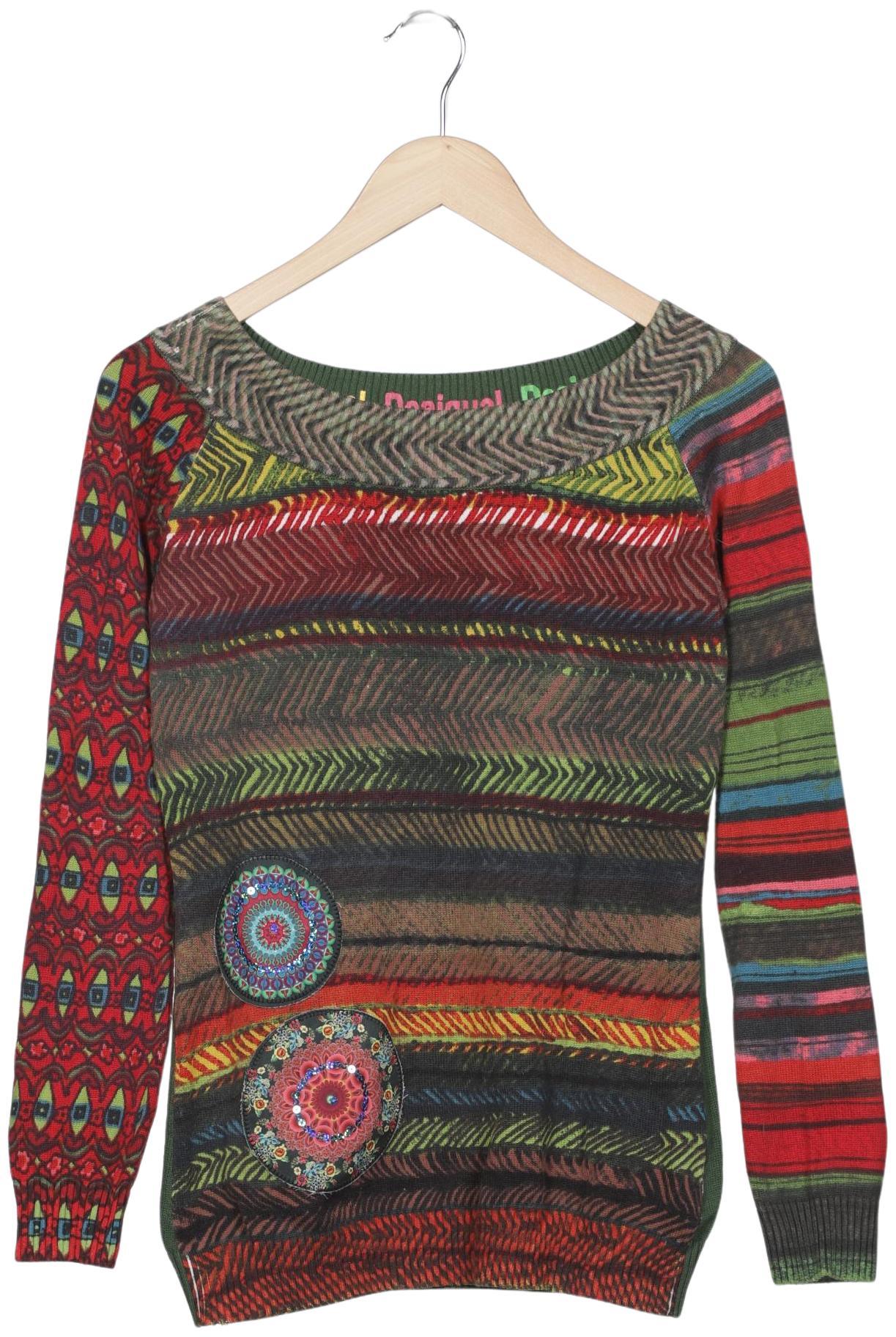 

Desigual Damen Pullover, grün, Gr. 42