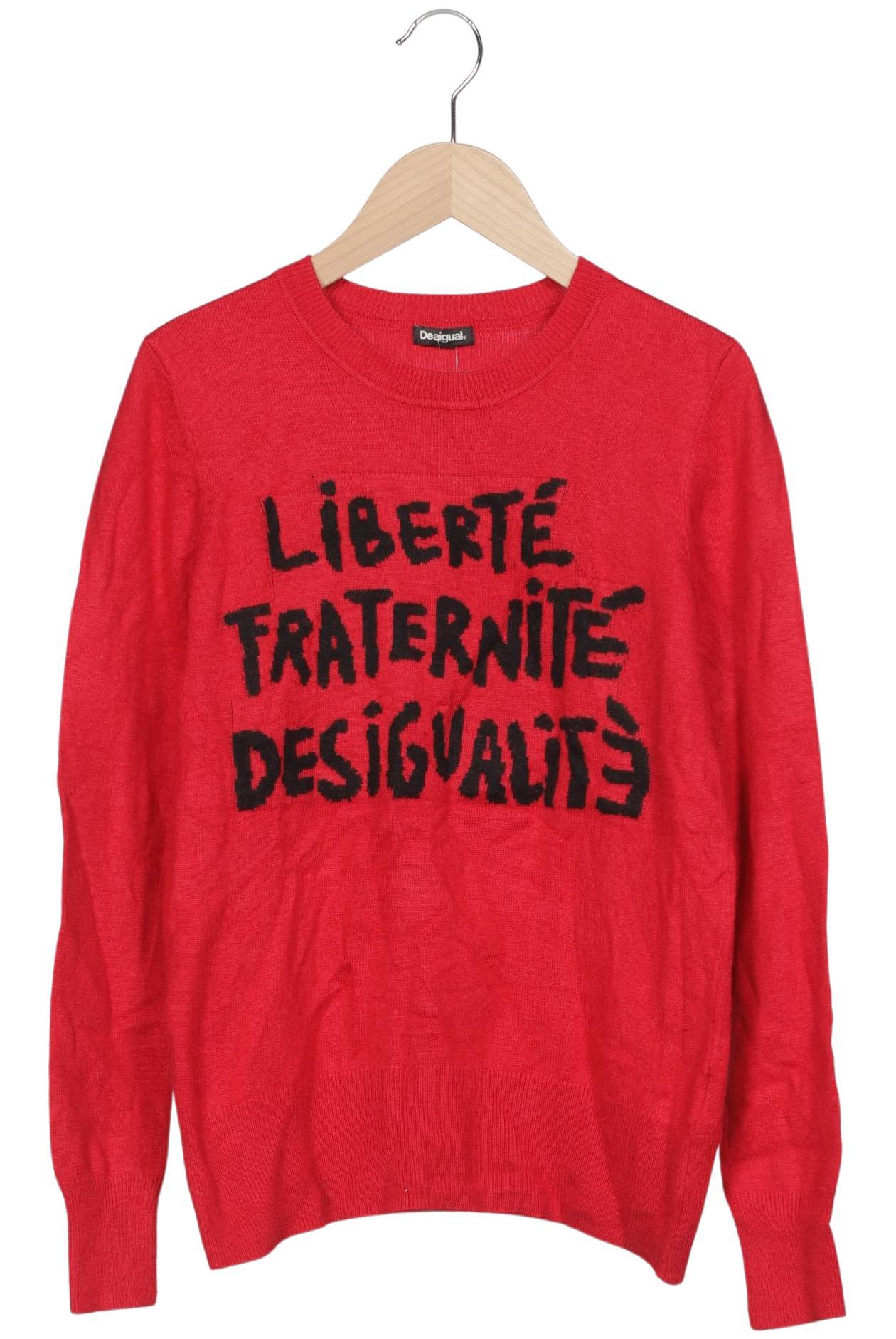 

Desigual Damen Pullover, rot, Gr. 34