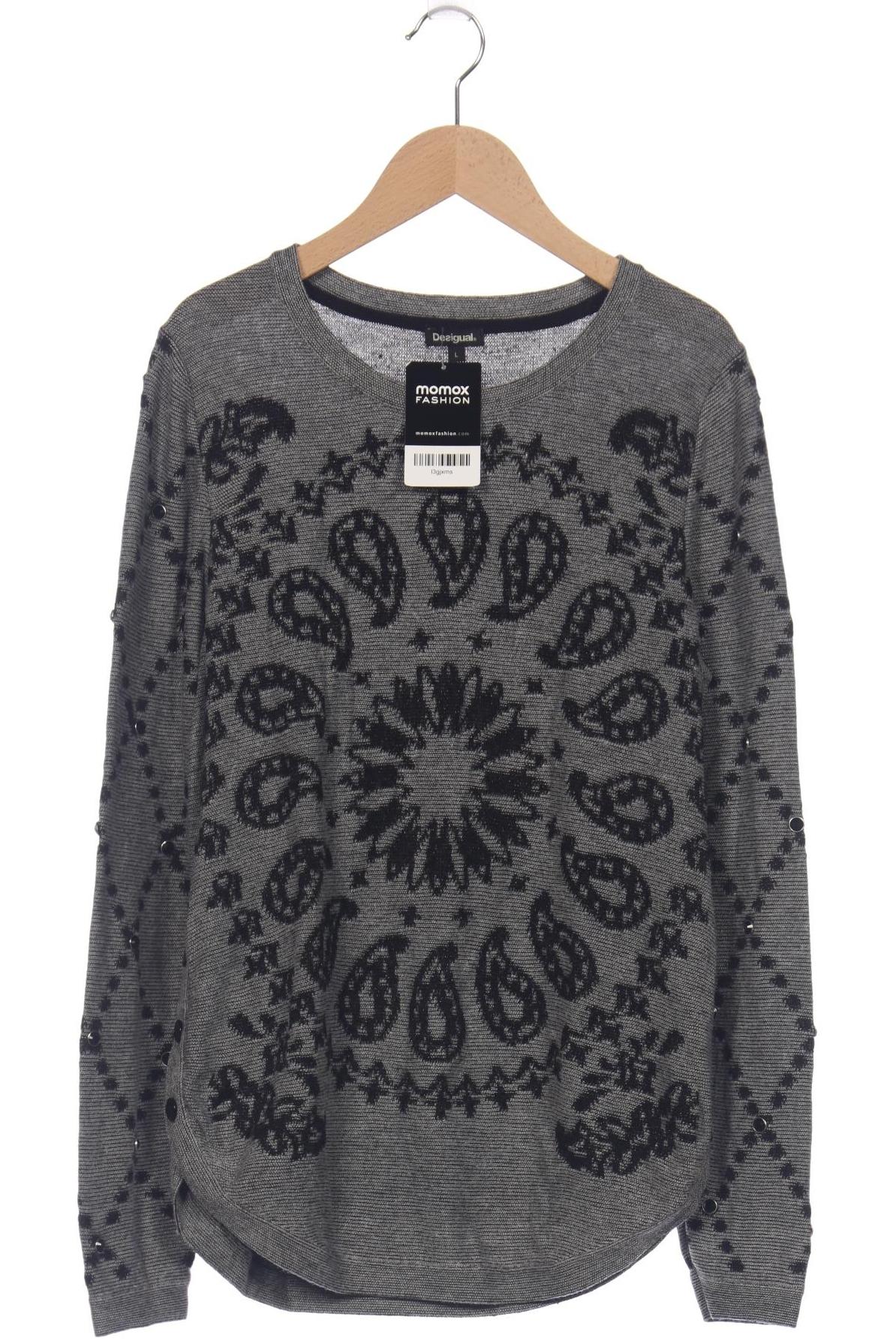 

Desigual Damen Pullover, grau, Gr. 42