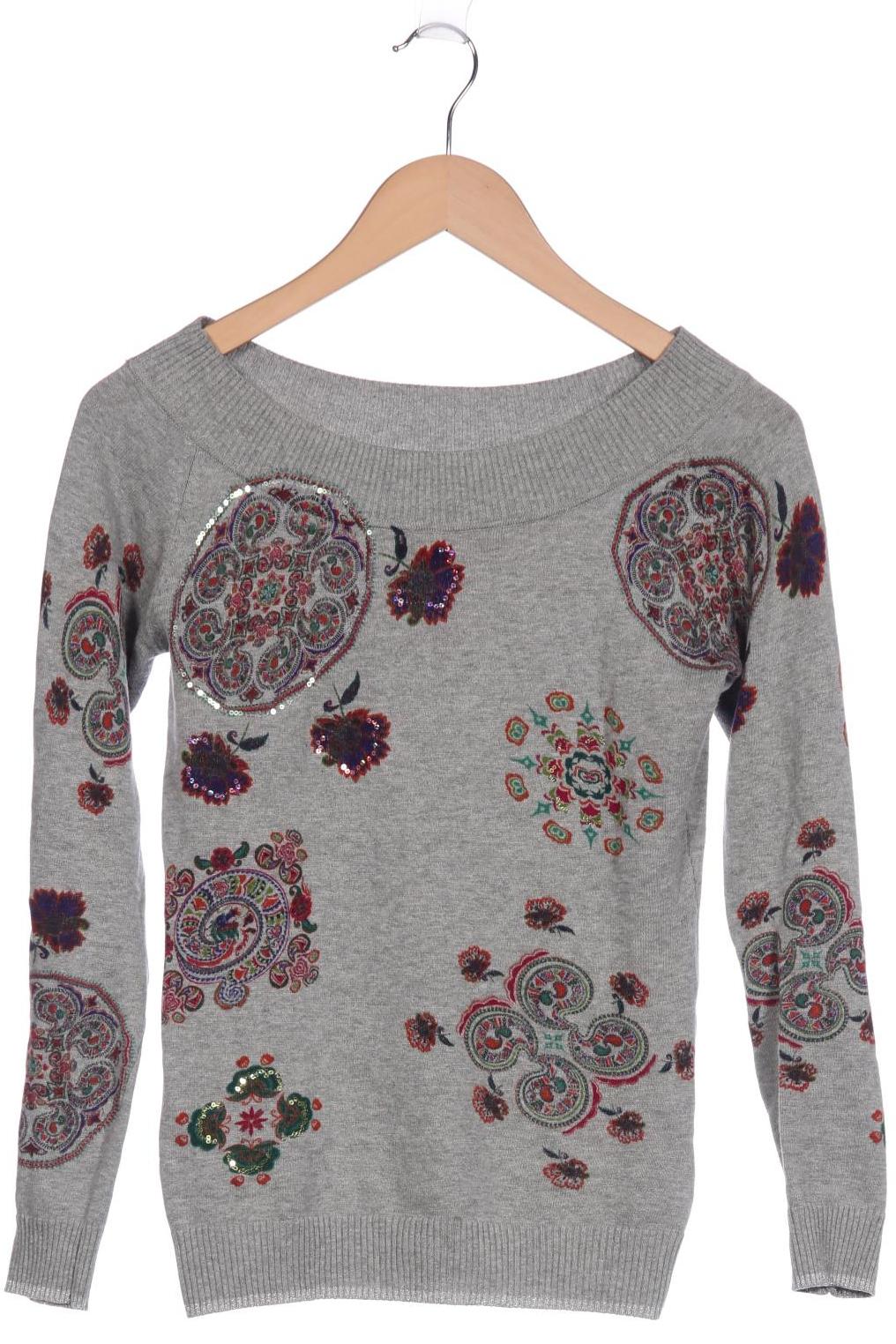 

Desigual Damen Pullover, grau, Gr. 38