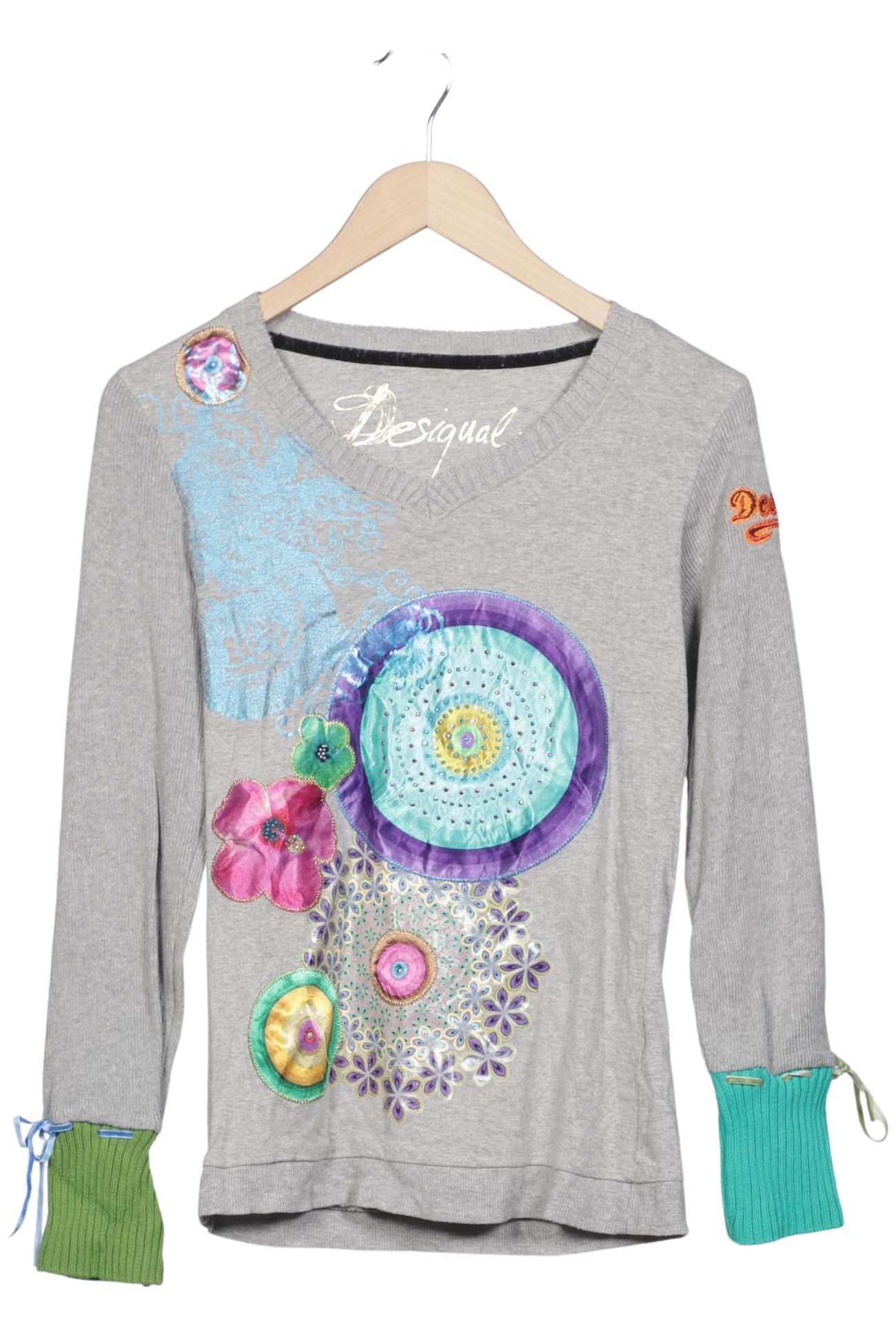 

Desigual Damen Pullover, grau, Gr. 36