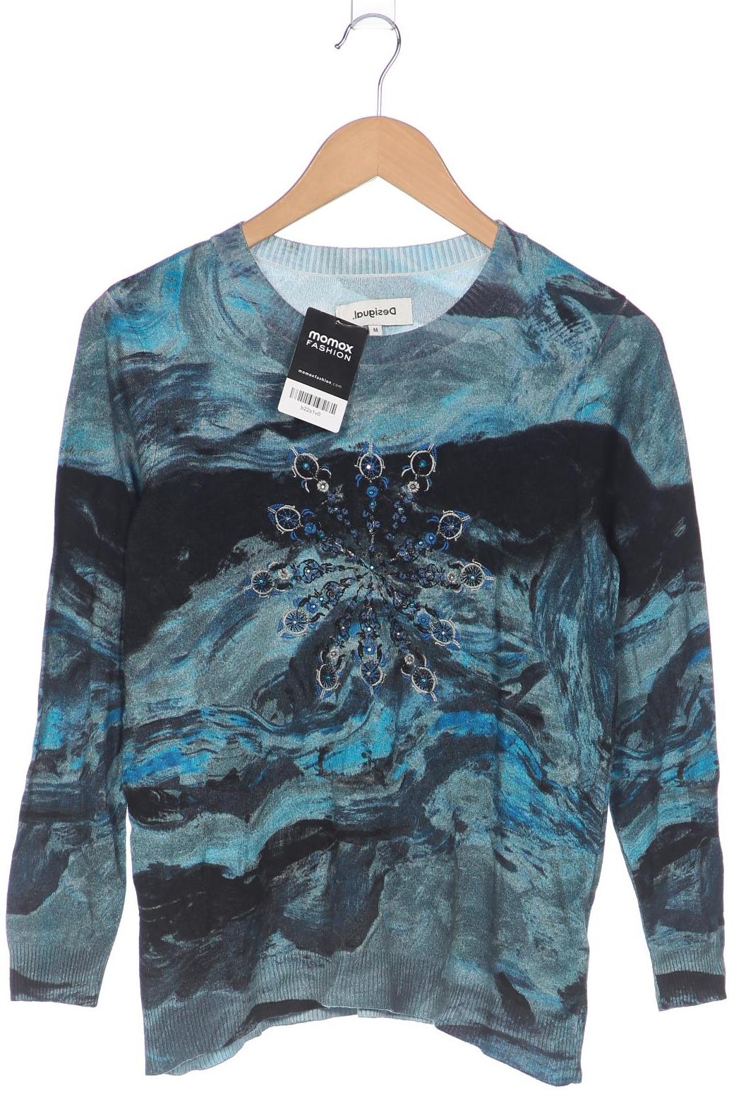 

Desigual Damen Pullover, blau, Gr. 38