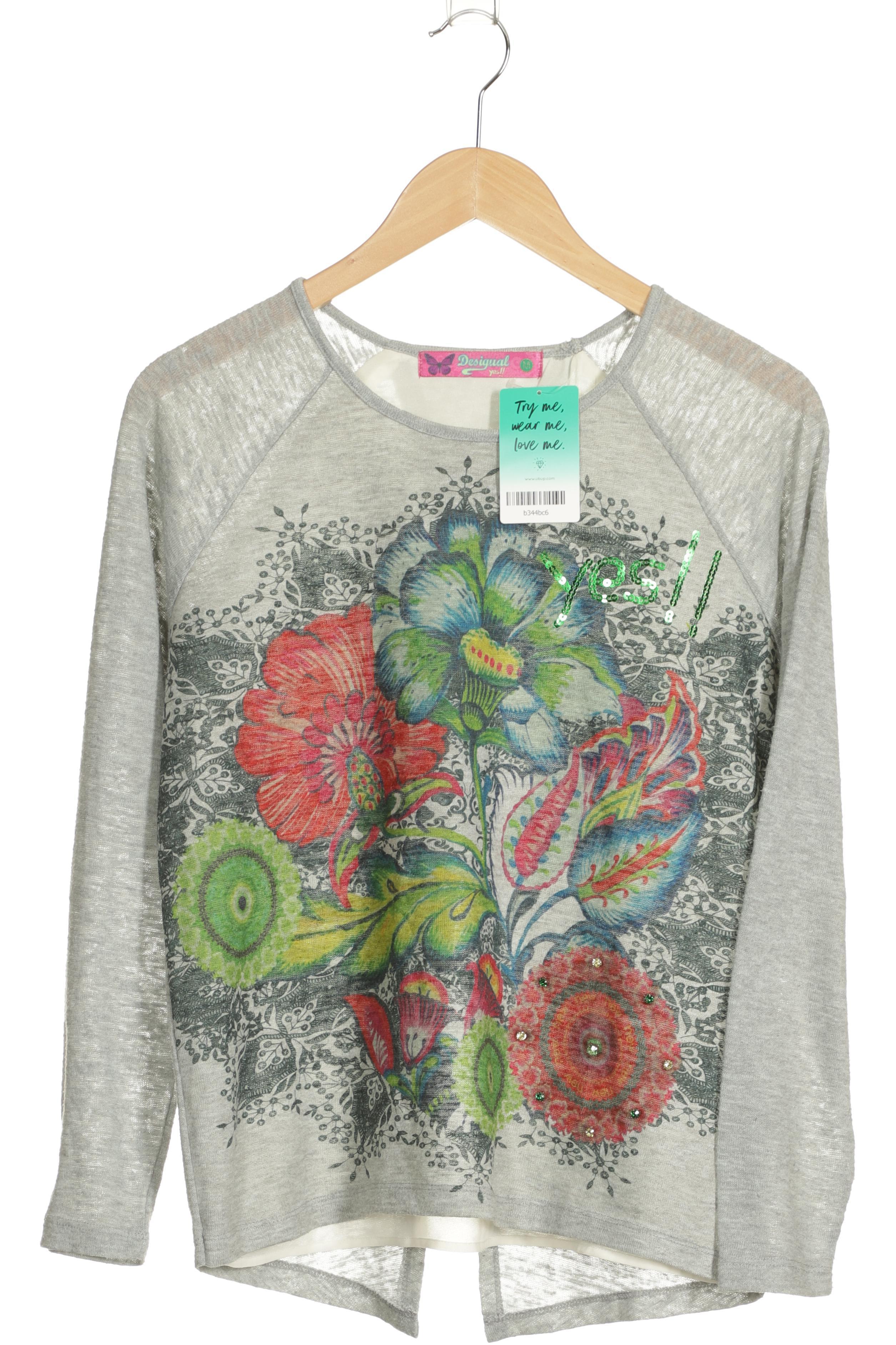 

Desigual Damen Pullover, grau, Gr. 38