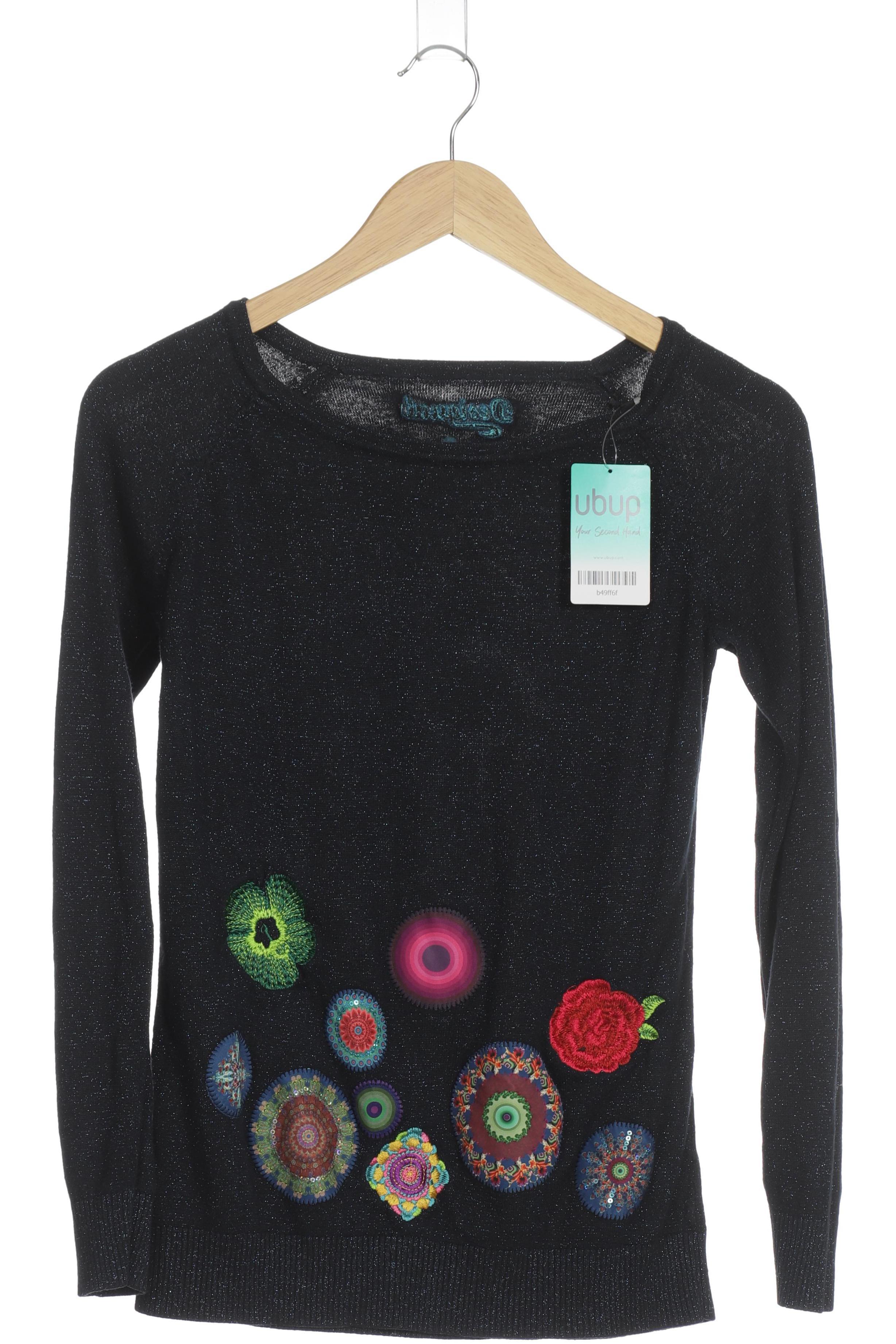 

Desigual Damen Pullover, blau, Gr.