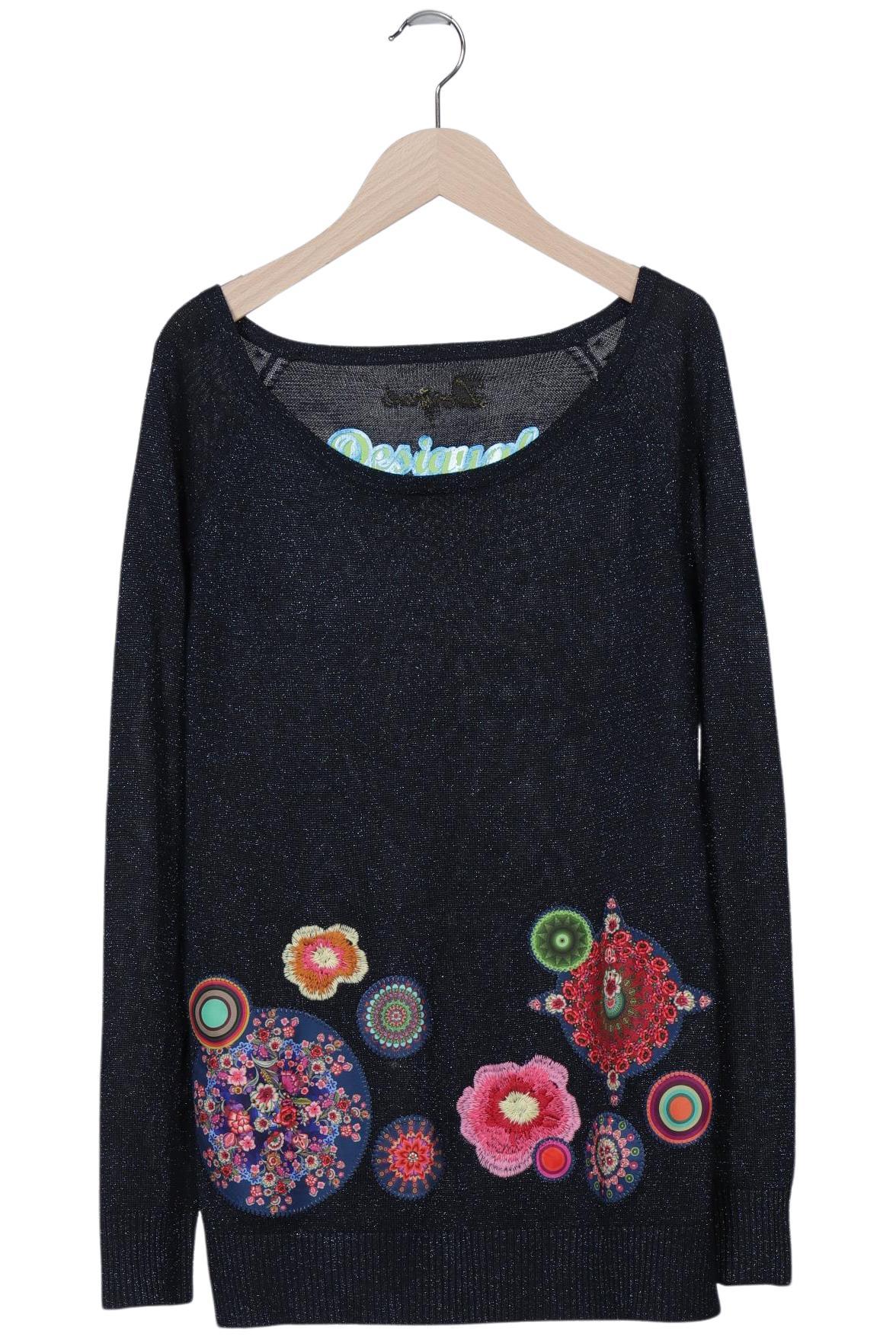 

Desigual Damen Pullover, marineblau, Gr. 38