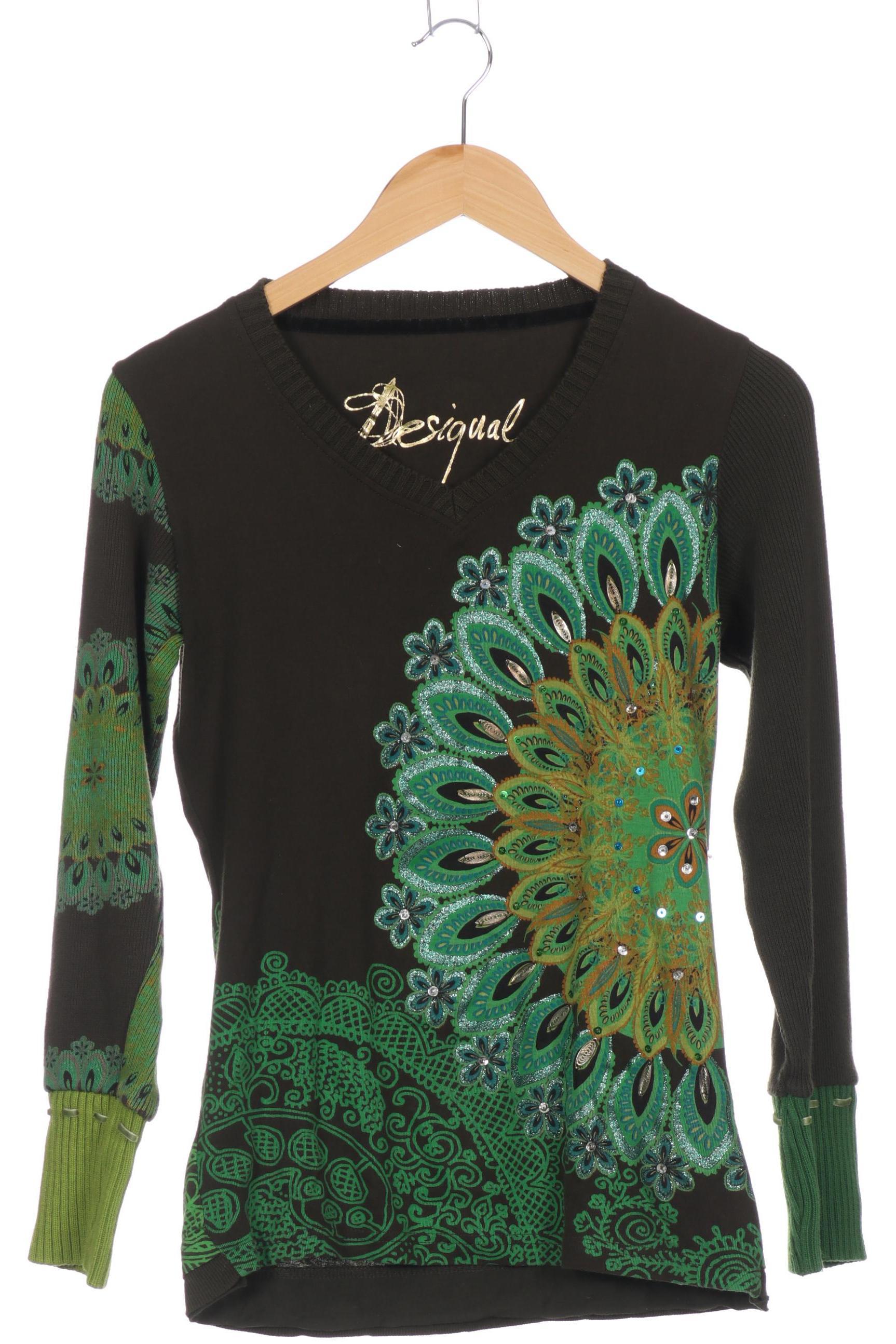 

Desigual Damen Pullover, grün, Gr.