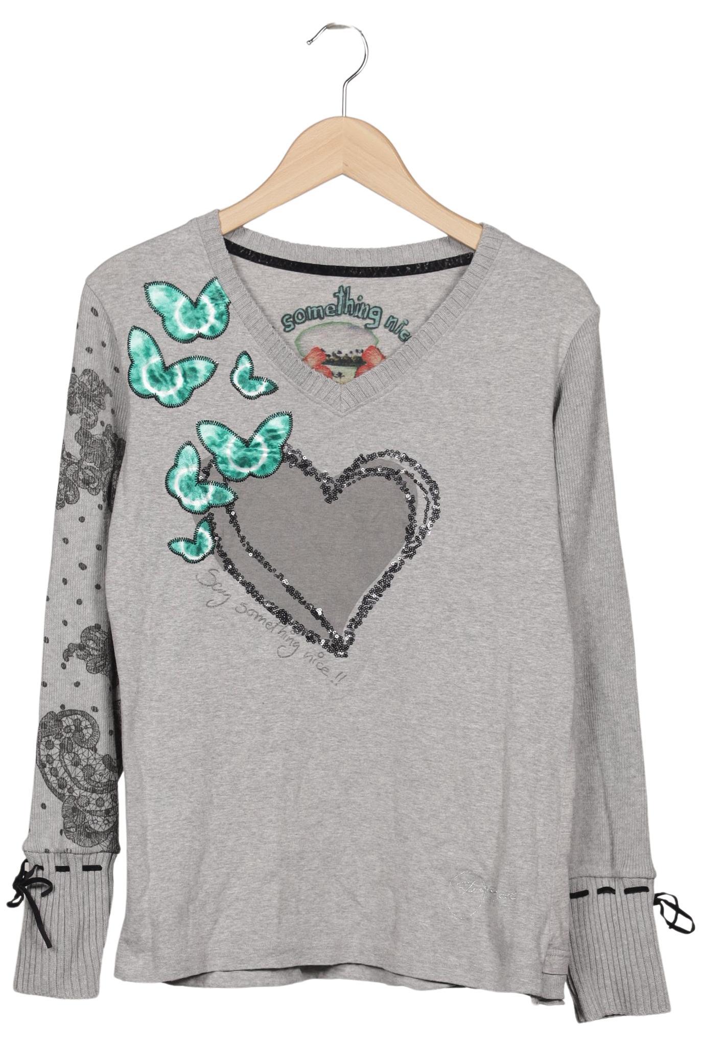 

Desigual Damen Pullover, grau, Gr. 42