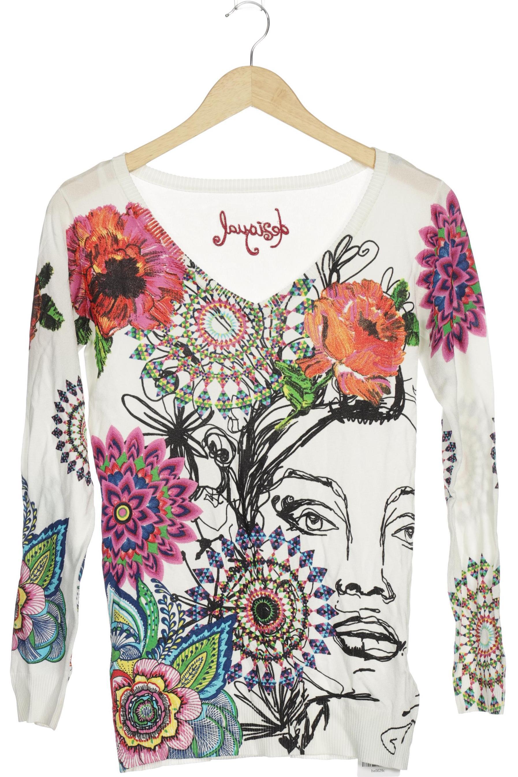 

Desigual Damen Pullover, weiß, Gr.