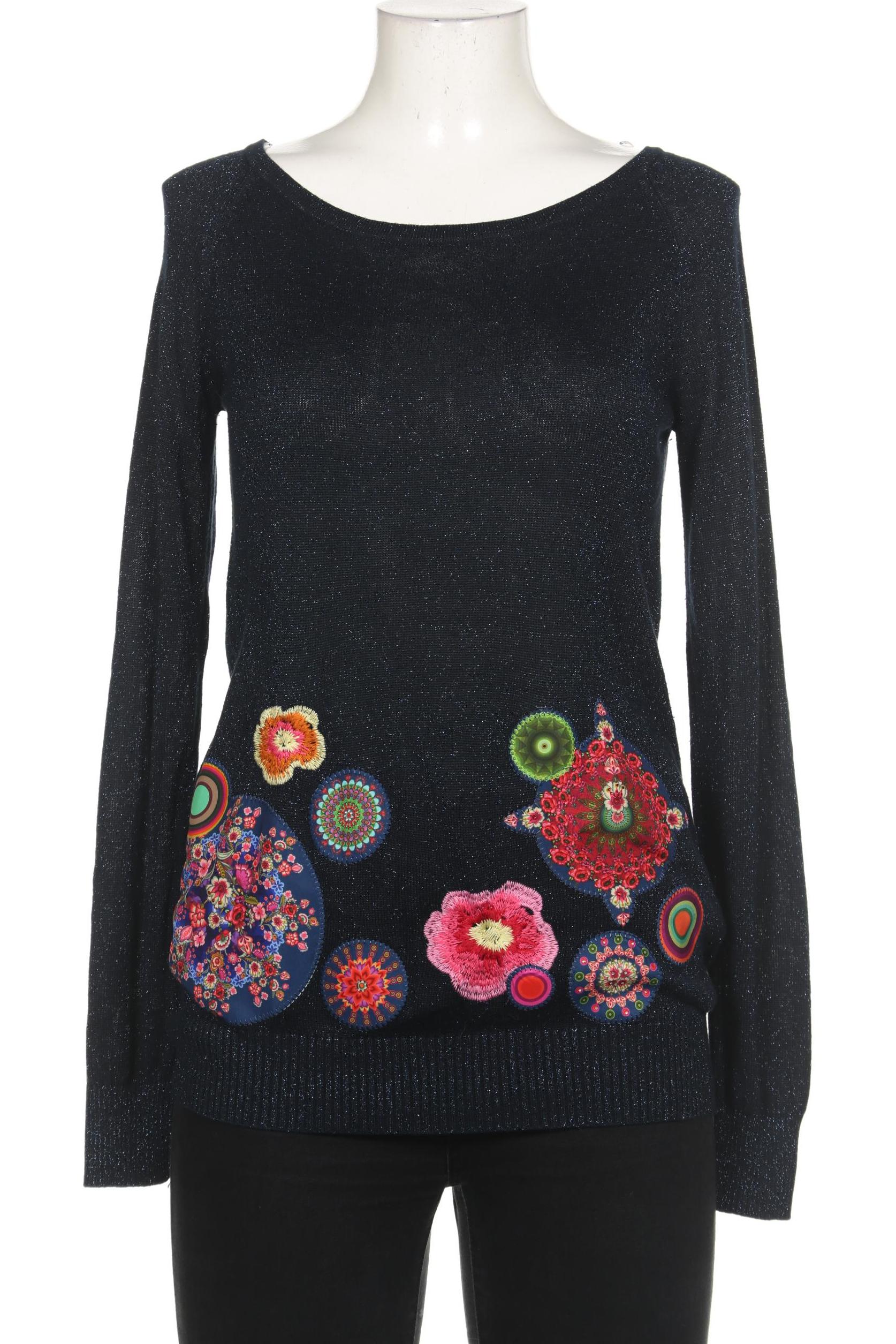 

Desigual Damen Pullover, marineblau, Gr. 42