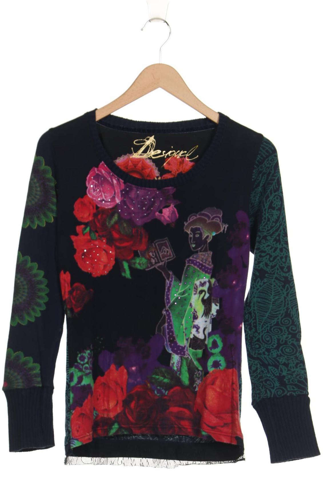 

Desigual Damen Pullover, marineblau, Gr. 38