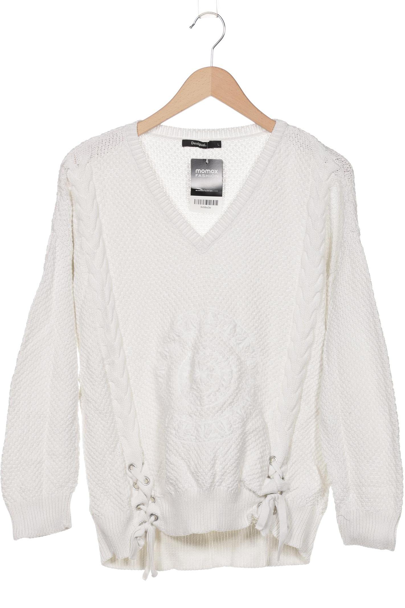 

Desigual Damen Pullover, weiß, Gr. 42
