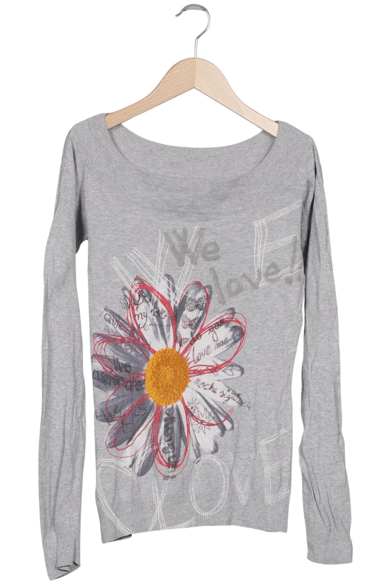 

Desigual Damen Pullover, grau, Gr. 38