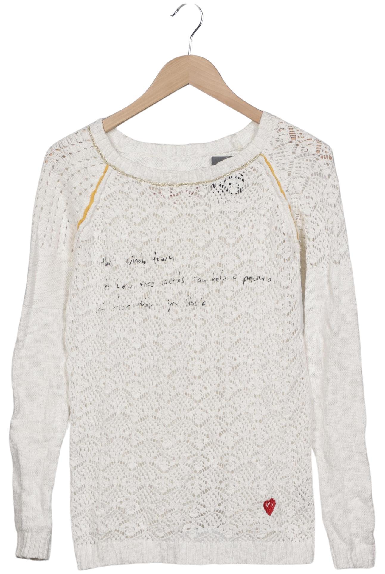 

Desigual Damen Pullover, cremeweiß, Gr. 38