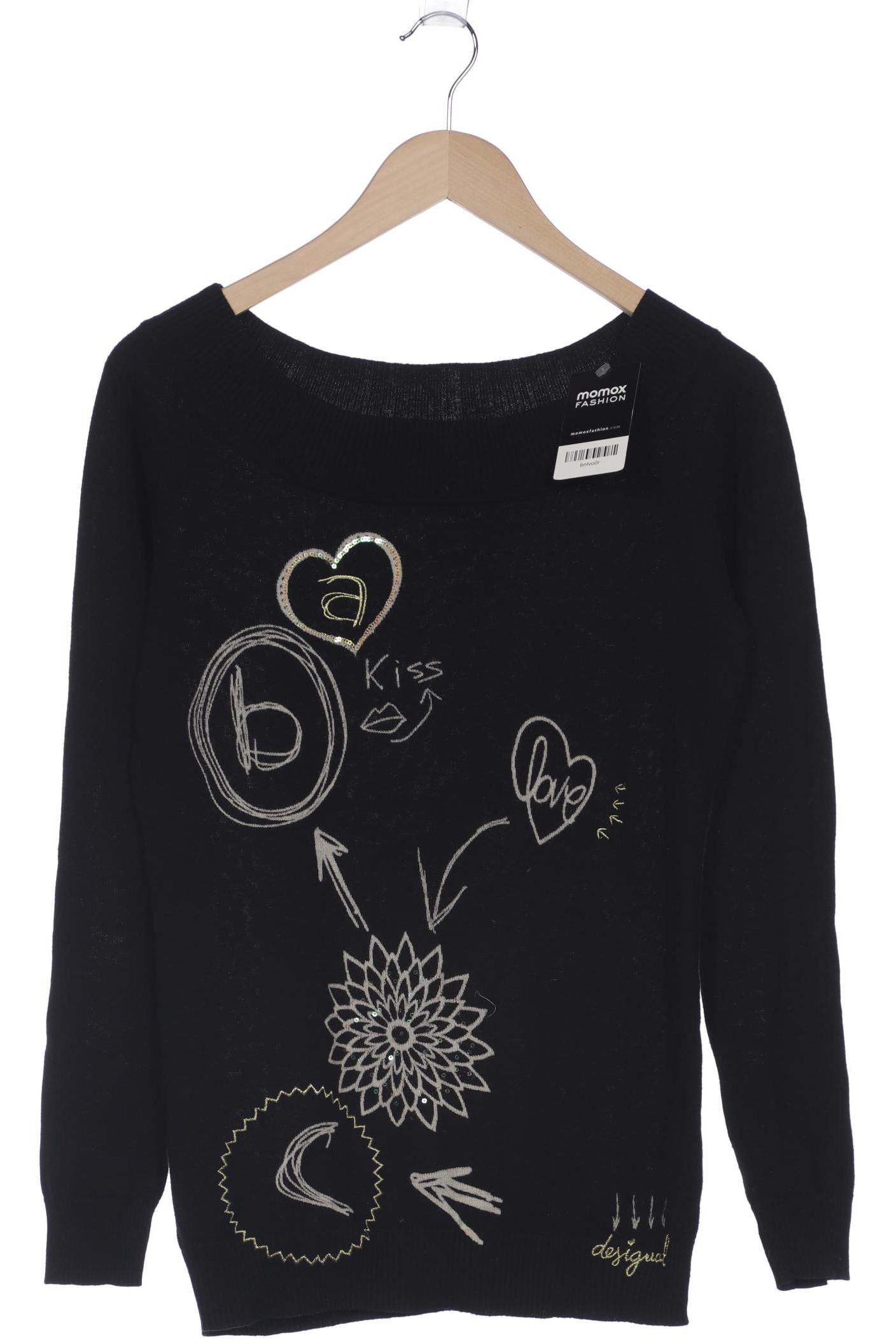 

Desigual Damen Pullover, schwarz, Gr. 38