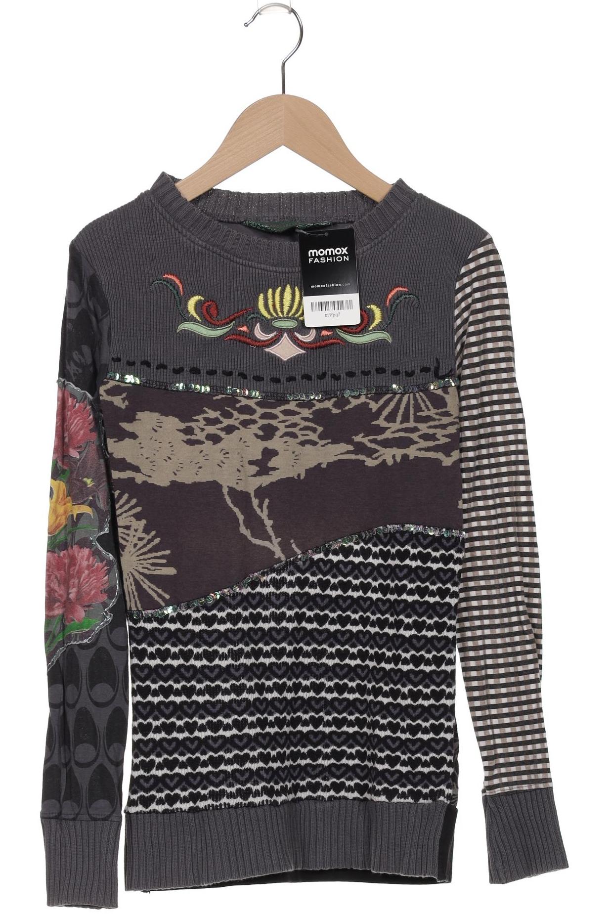 

Desigual Damen Pullover, grau, Gr. 34
