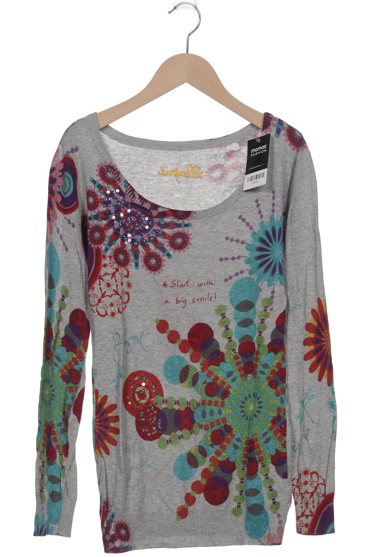 

Desigual Damen Pullover, grau, Gr. 38