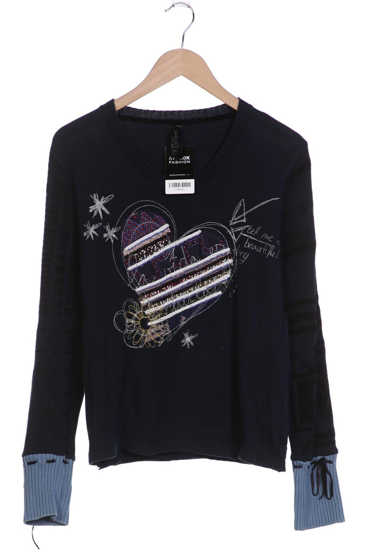 

Desigual Damen Pullover, marineblau, Gr. 44