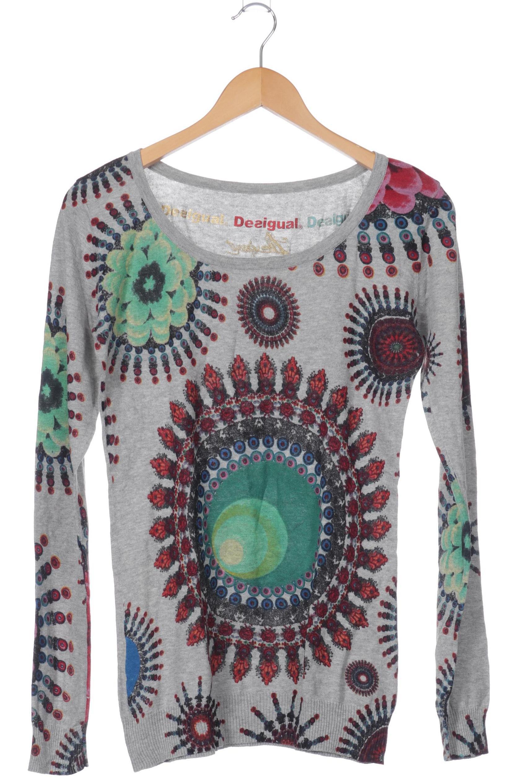 

Desigual Damen Pullover, grau, Gr.