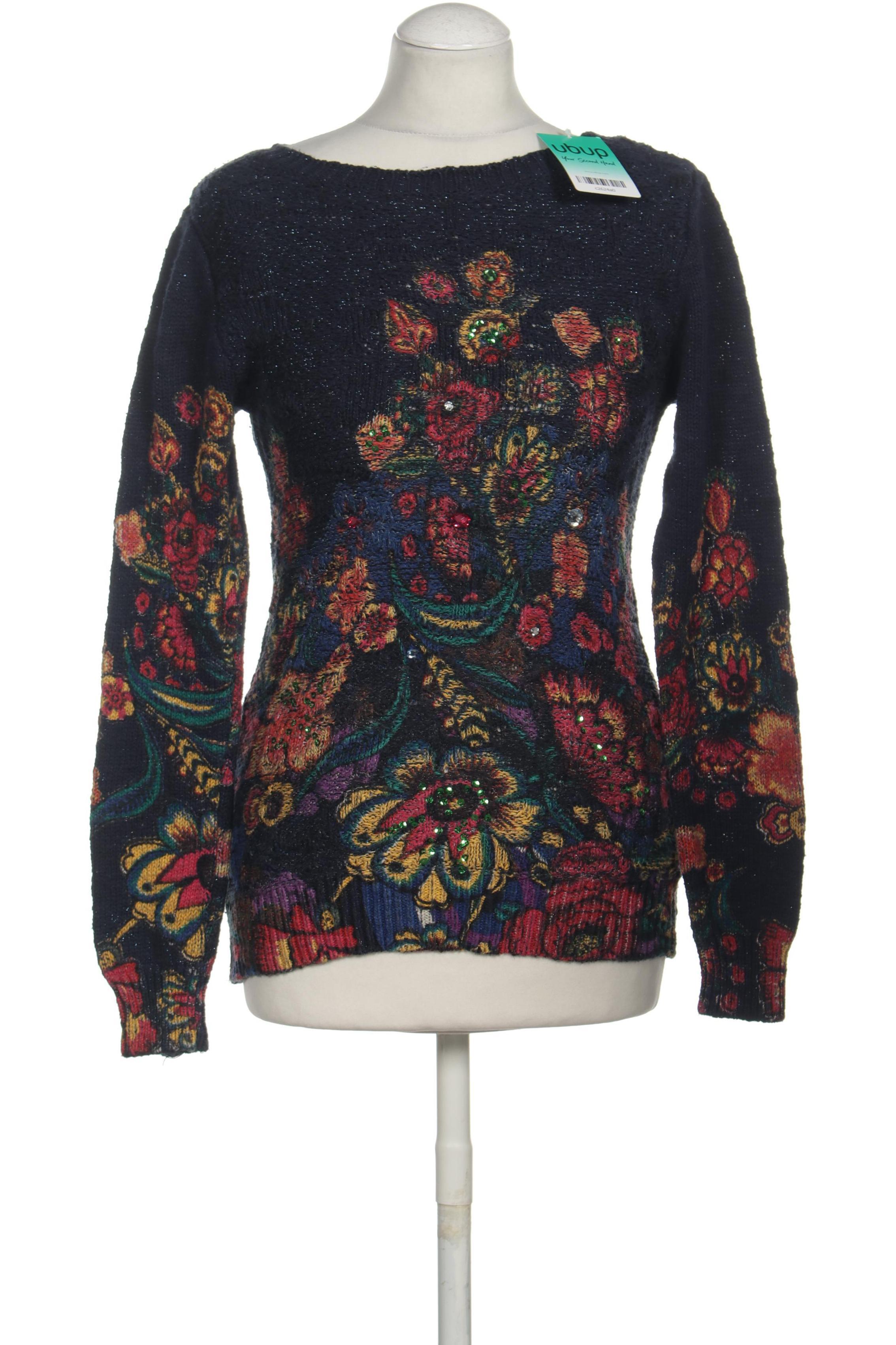 

Desigual Damen Pullover, blau, Gr.